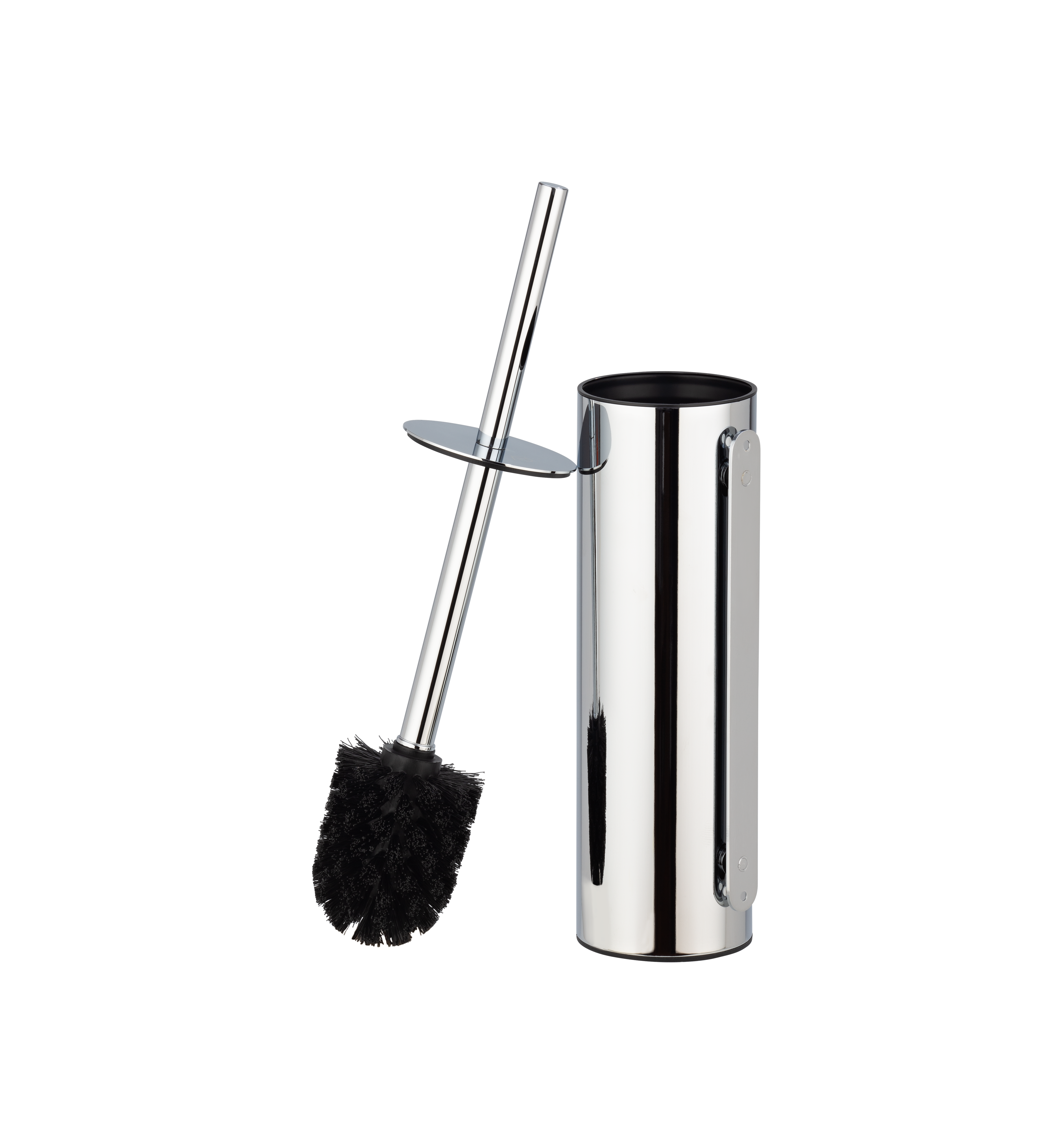 otto toilet brush holder3 chrome