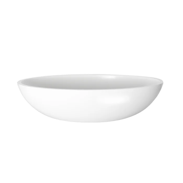 Labello Thin Edge Basin Sink - Gloss White - Feature