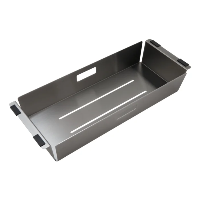 Felicity Kitchen Sink Colander Accessory - Brushed Gunmetal - Feature