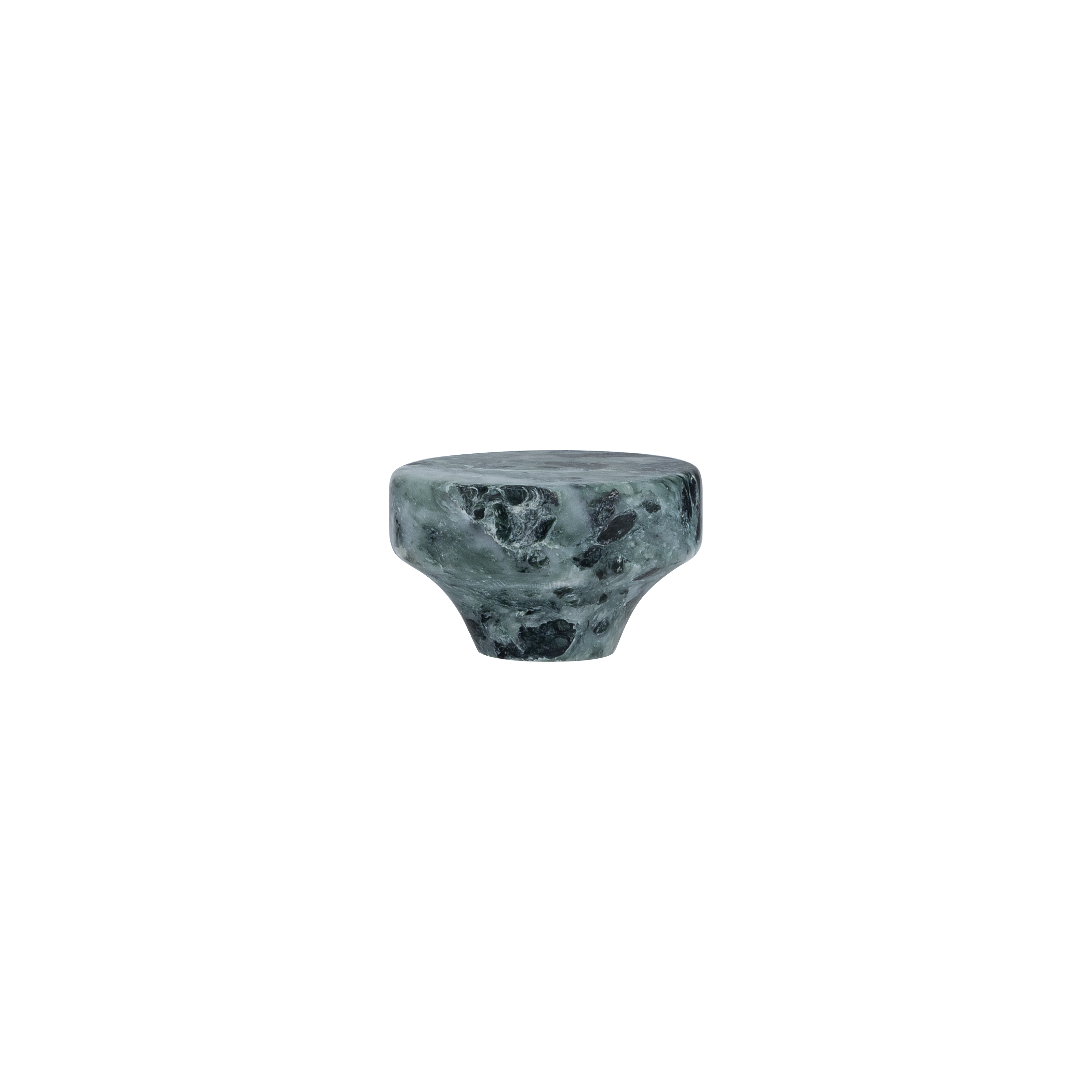 17609-Pedra-Large-Knob-30mm Front Verde-Alpi-Marble-1
