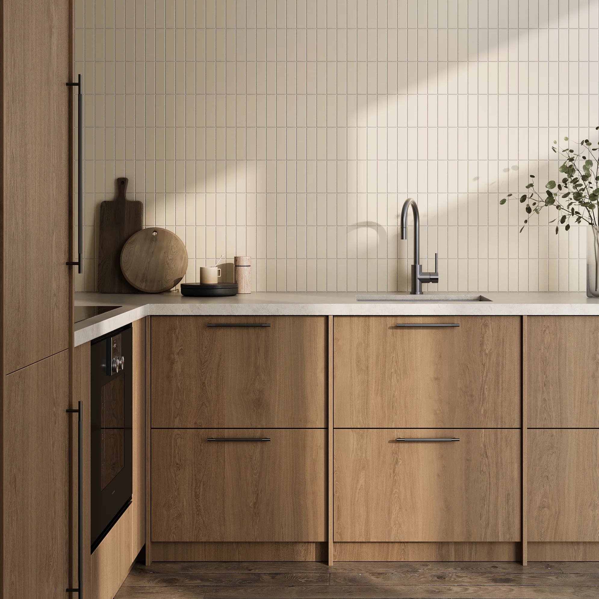 Cabinetry Pulls V1 Tezra Textured Pull 220mm 500mm BG