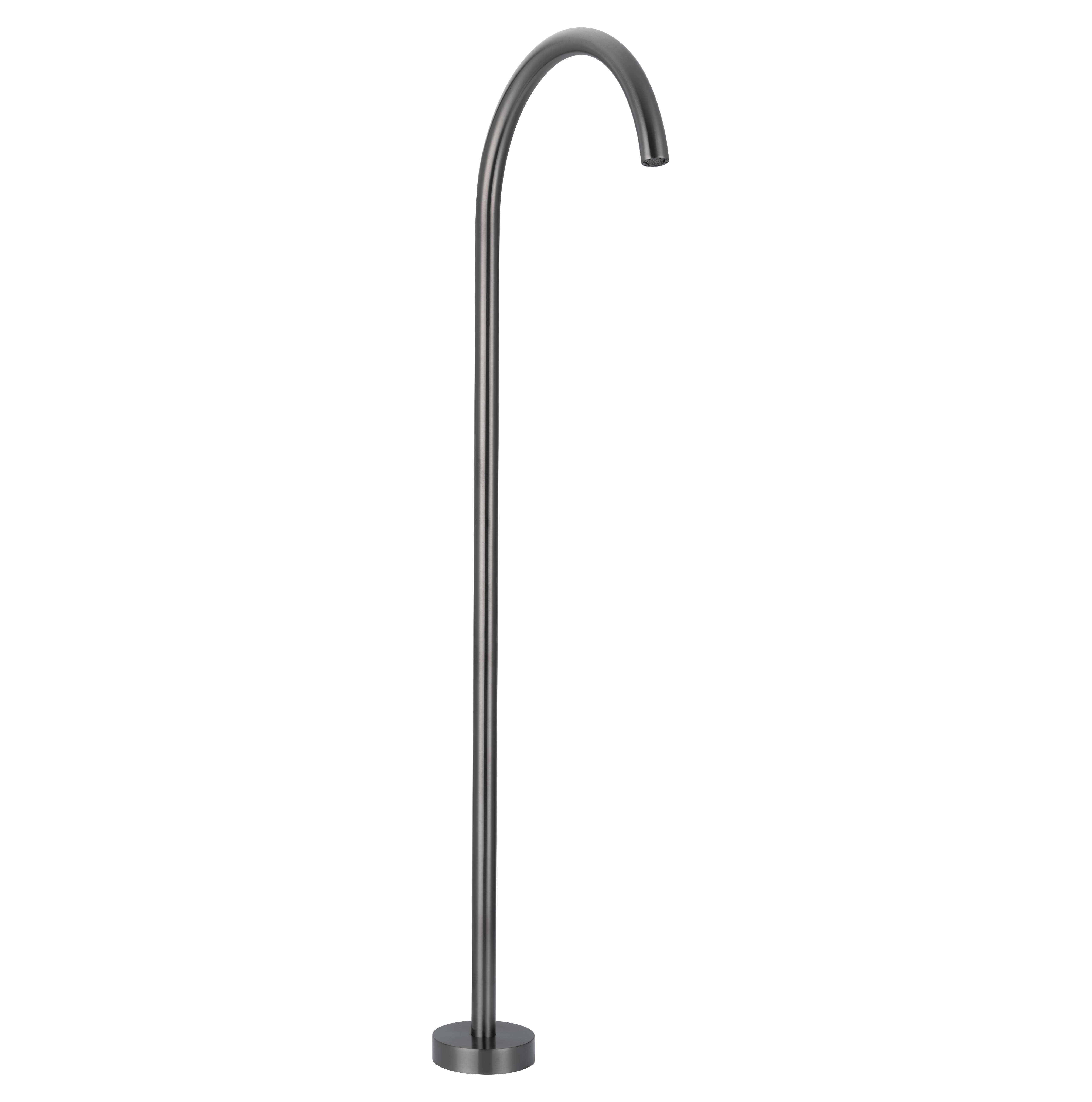 19389-Sola-Floor-Mounted-Bath-Filler Side Brushed-Gunmetal-2