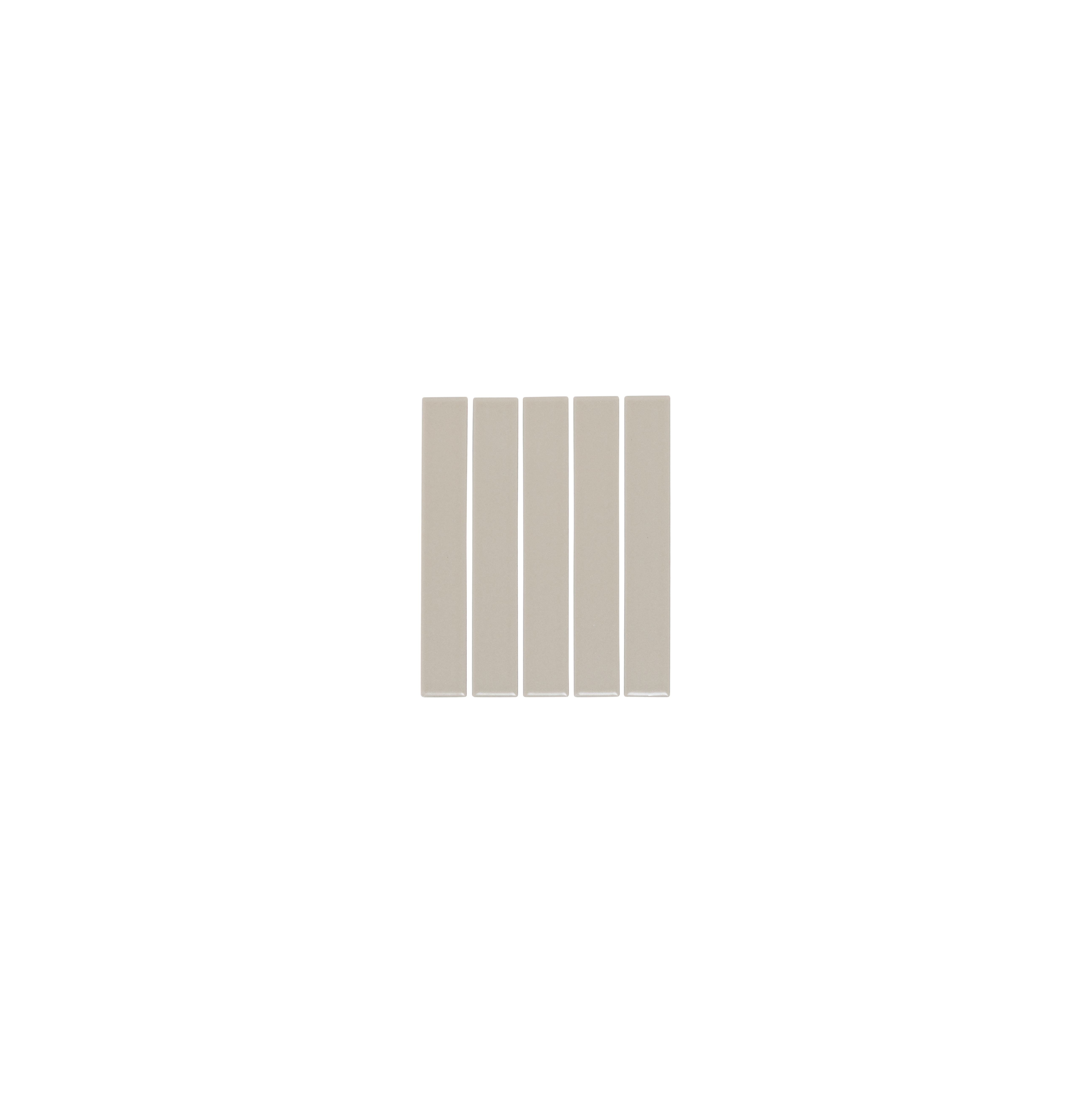 Atami Finger Mosaic Tile 296x300 OysterGrey SAMPLE
