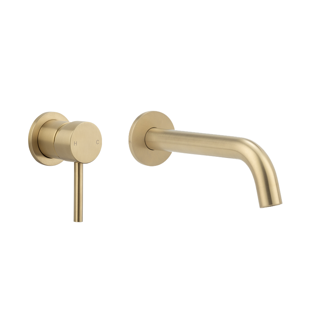 Sola mixer and spout set BrushedBrass