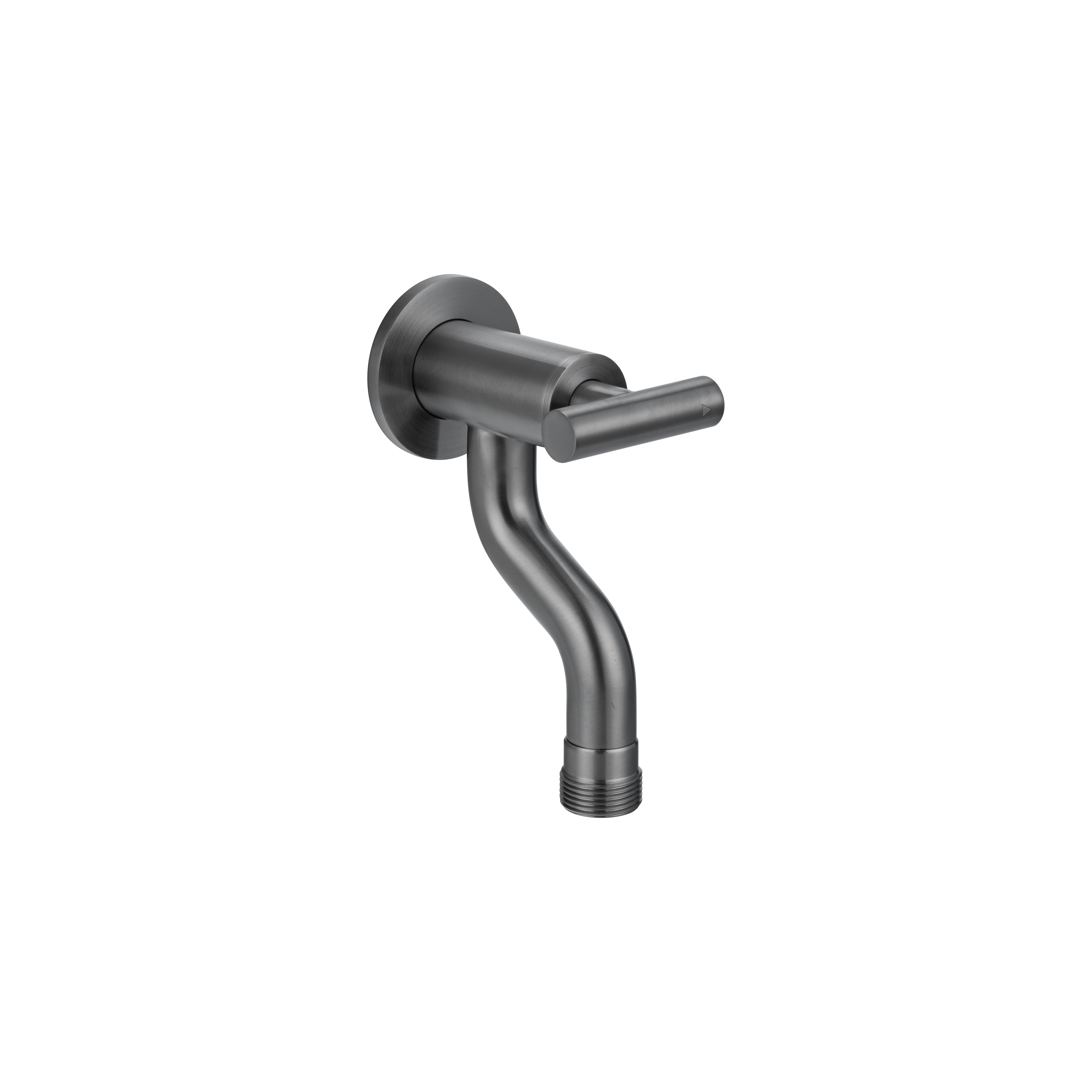 16756-Sola-Garden-Hose-Tap Side Brushed-Gunmetal