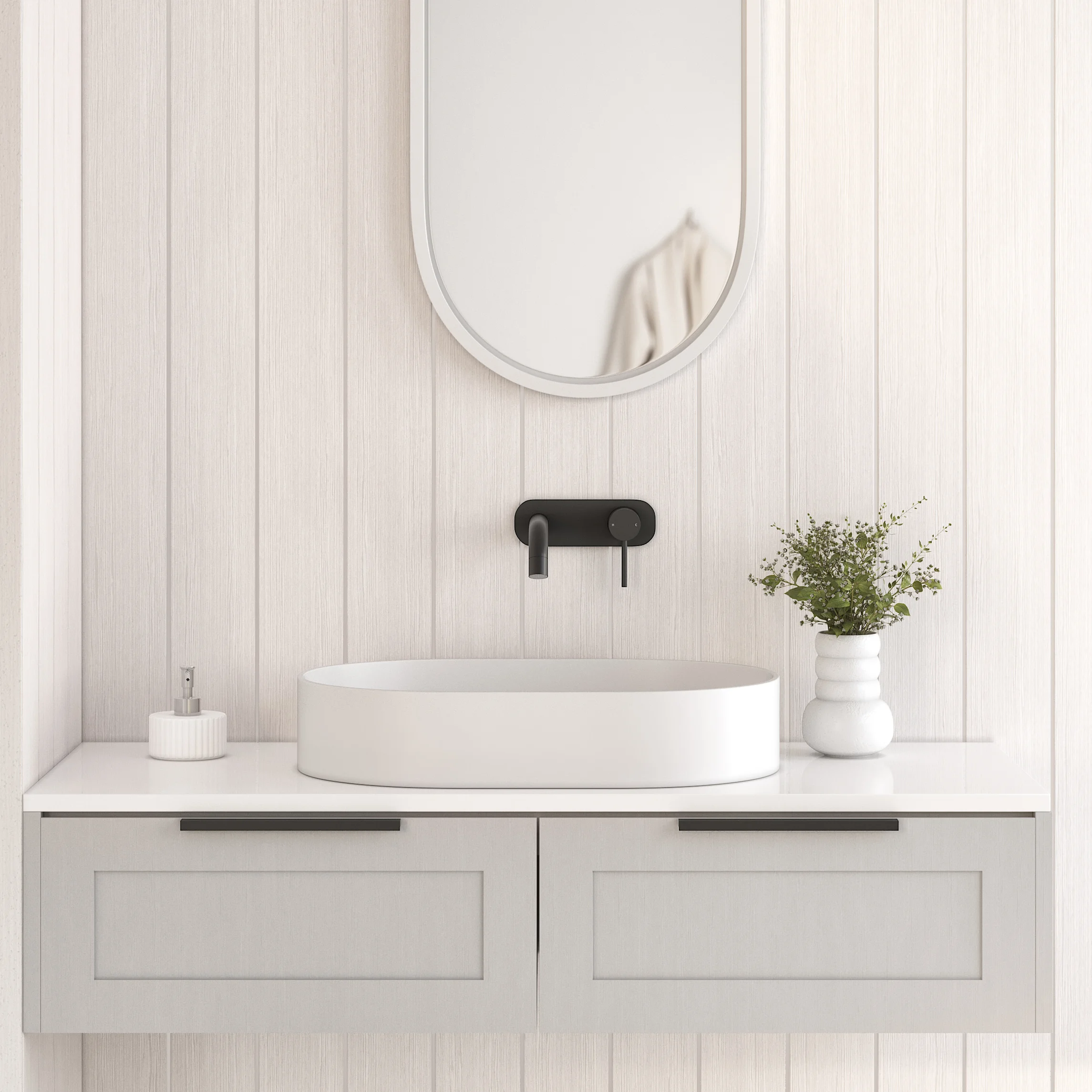 Elysian Minimal Wall Mounted Set 1 - MB