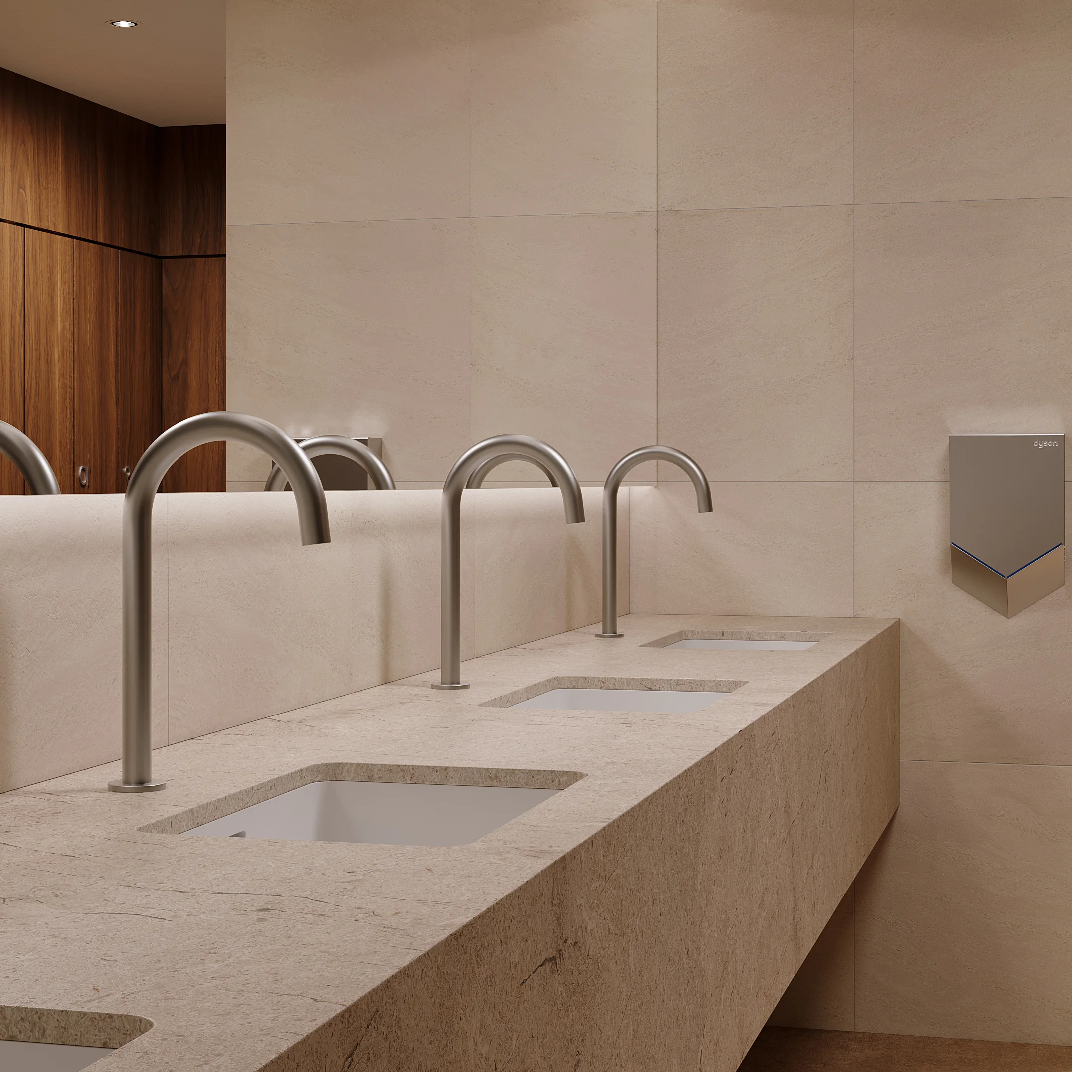 SensorTaps Commercial Bathroom View02 SS