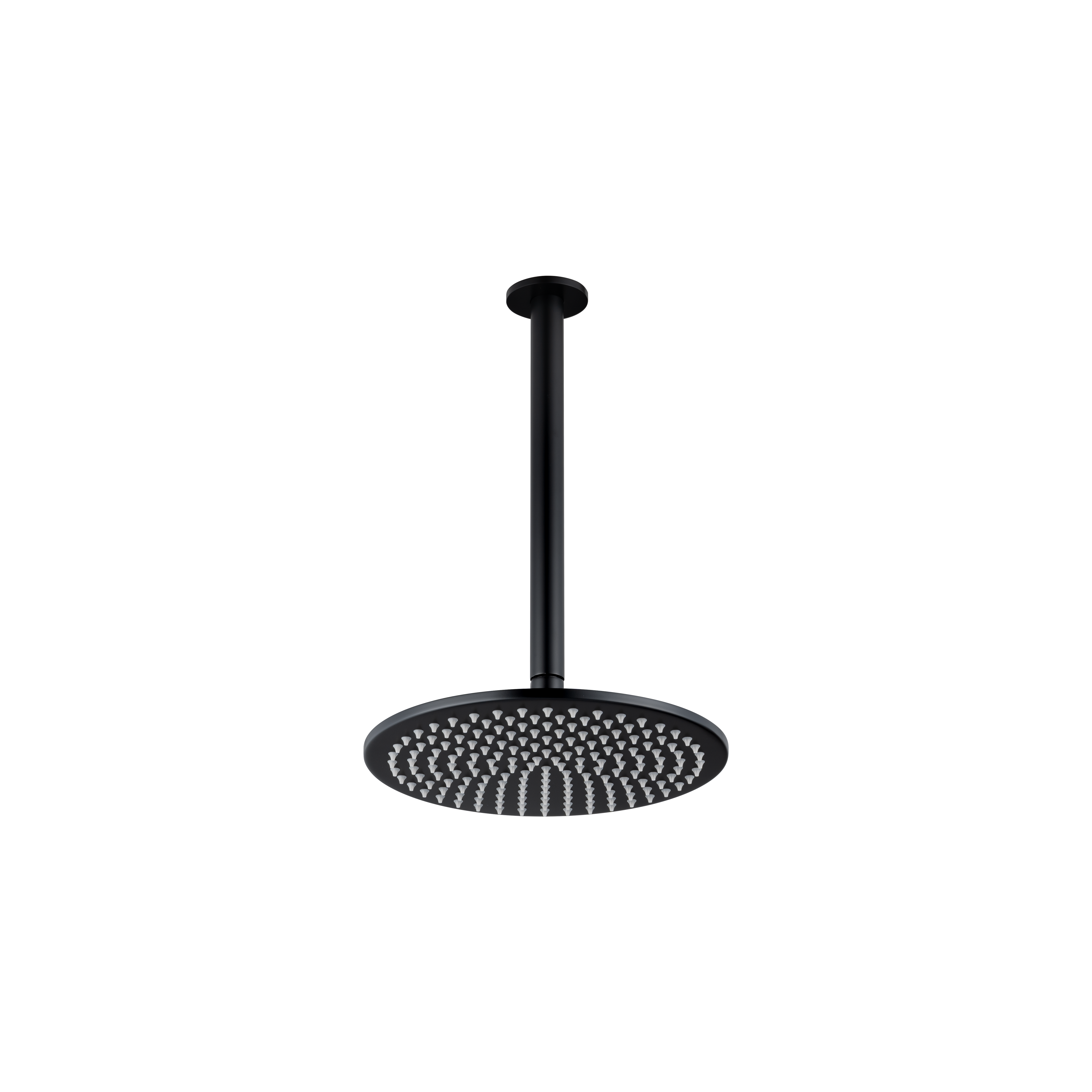 Shower%20Dropper%20Round%20300mm Side Head%20Set%20-%20Matte%20Black-1