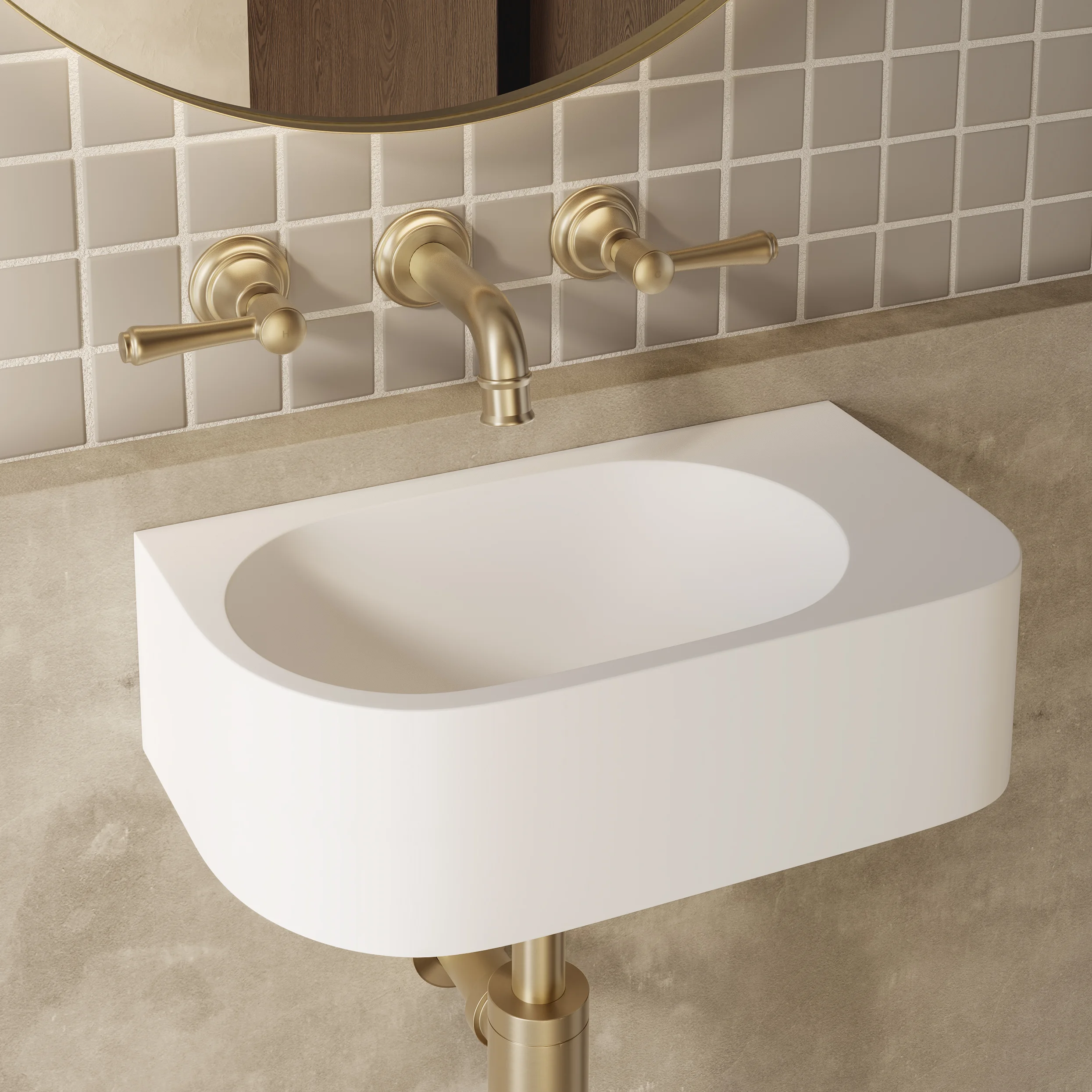 Kingsley Mini Wall Mounted Spout V2 BB