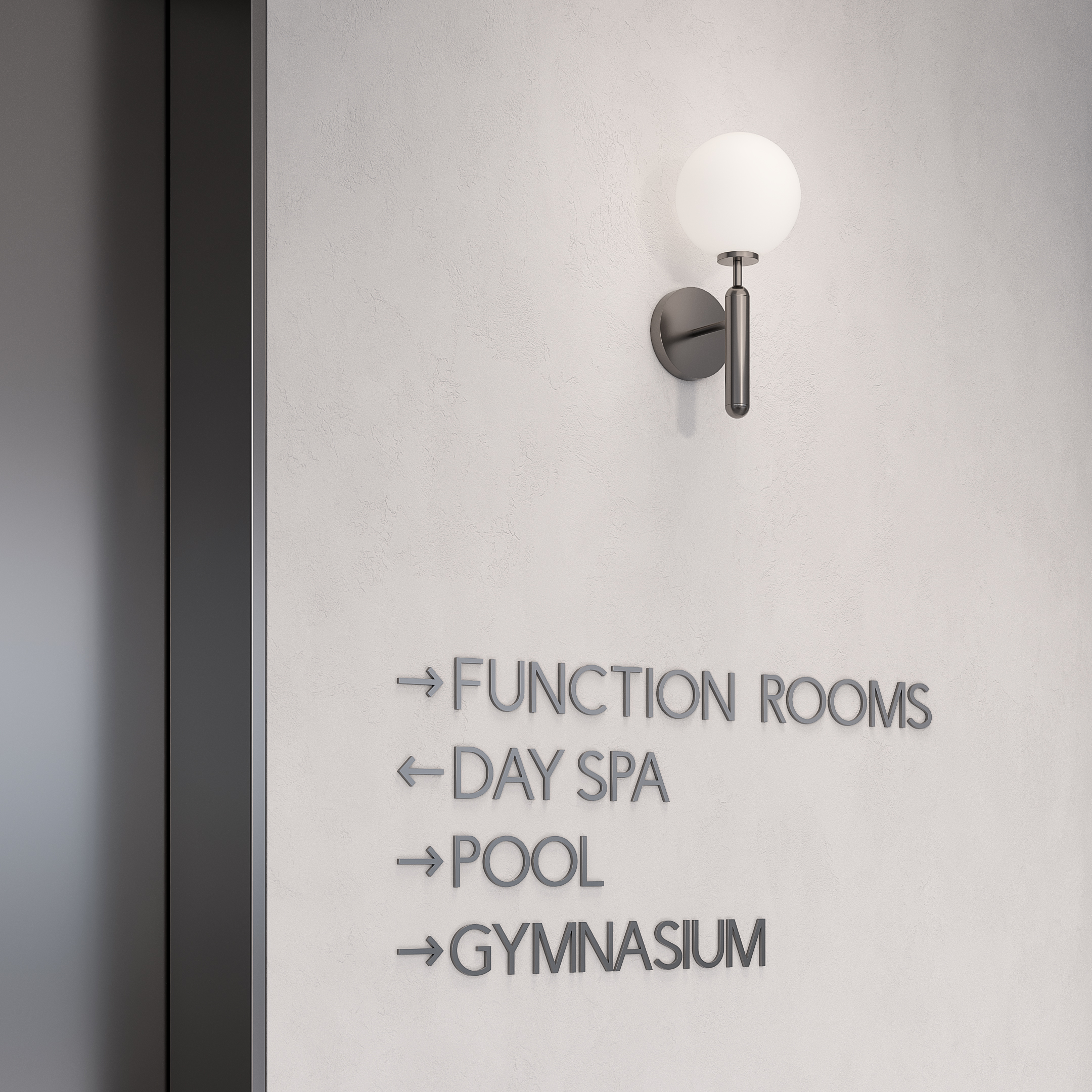 Signage Letters Lobby 2 GM
