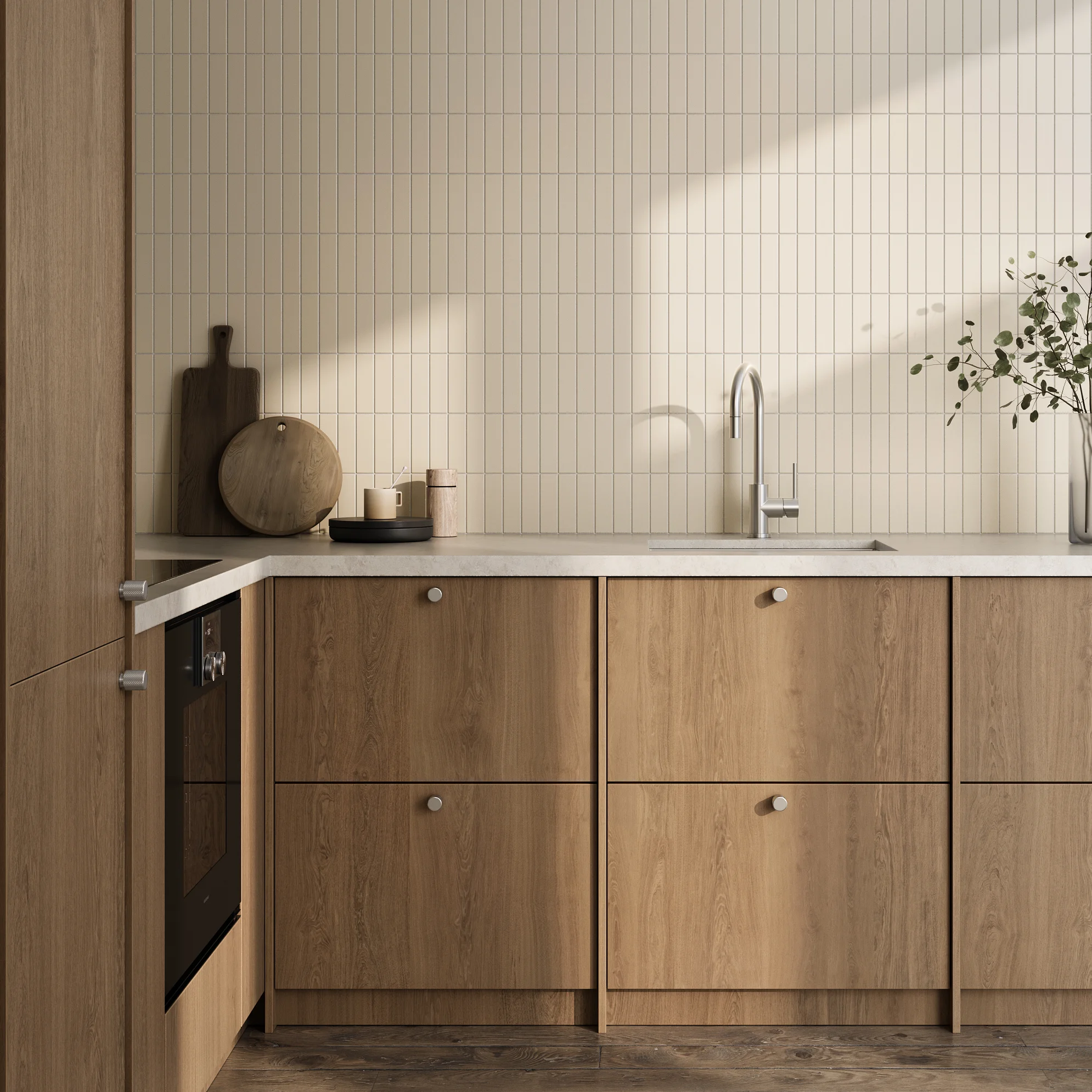 Cabinetry Pulls V1 Tezra Textured Knob Round BN