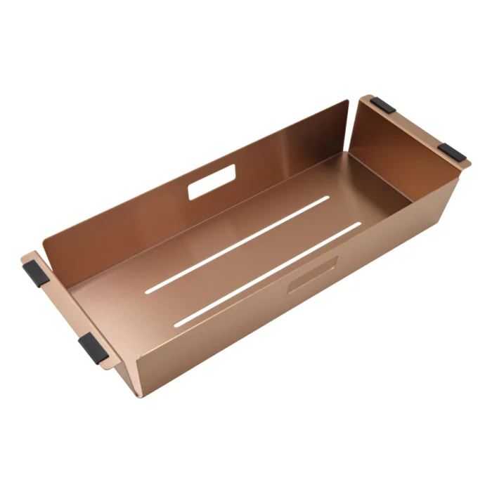 Felicity Kitchen Sink Colander Accessory - Brushed Copper - Feature