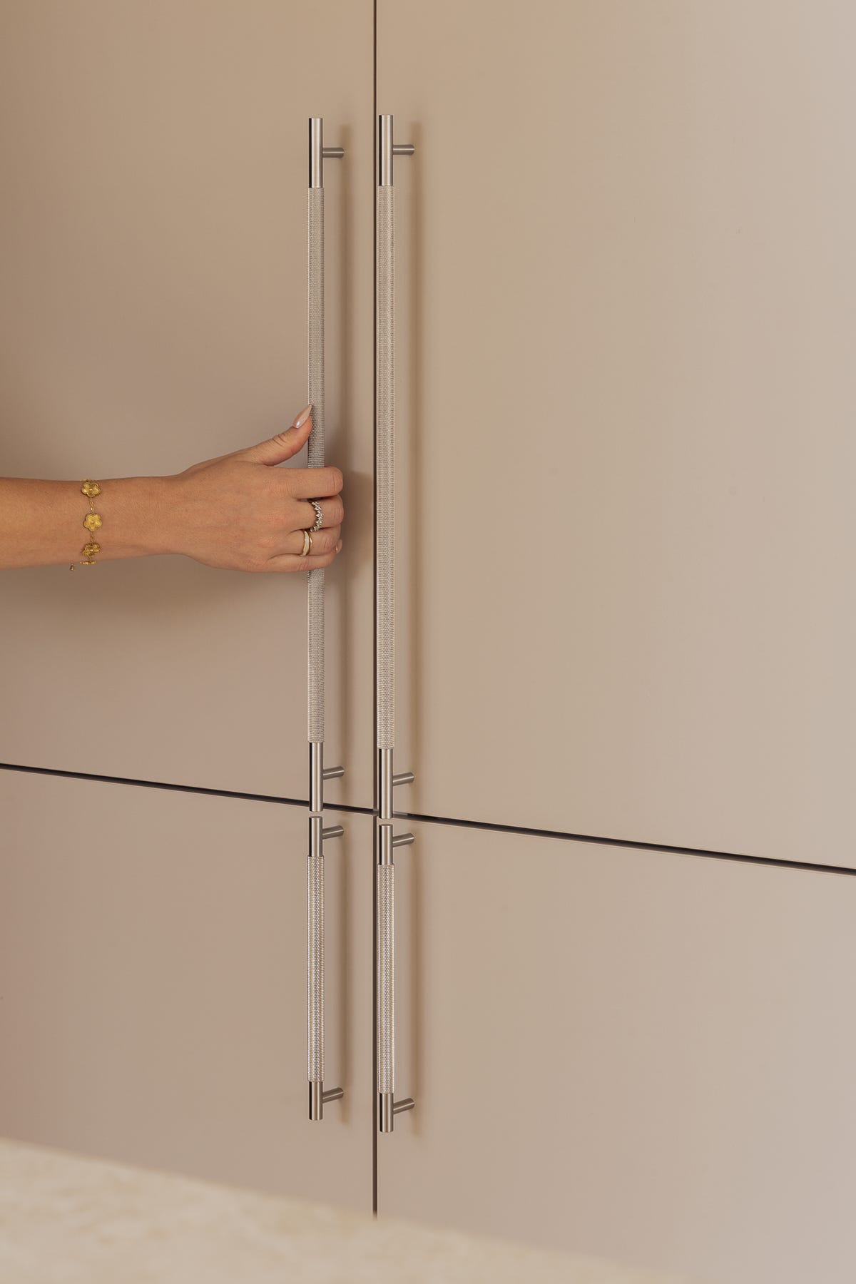 Cabinetry pulls detail