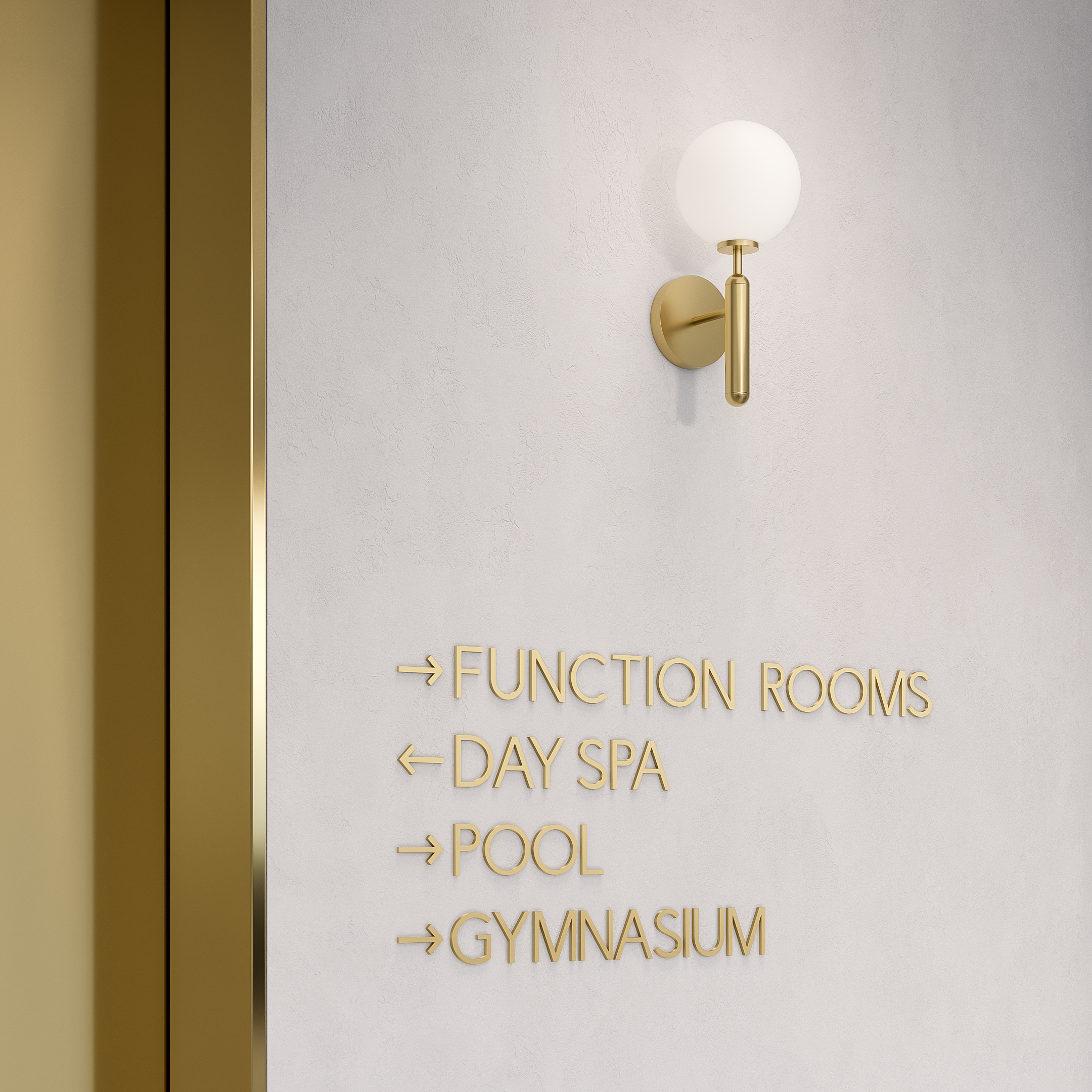 Signage Letters Lobby 2 BB
