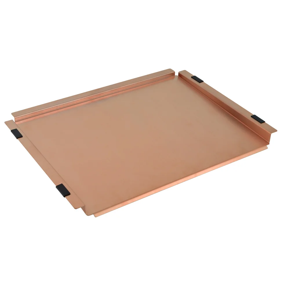 Bench Top Draining Tray  Brushed Copper  Essential Series - Feature
