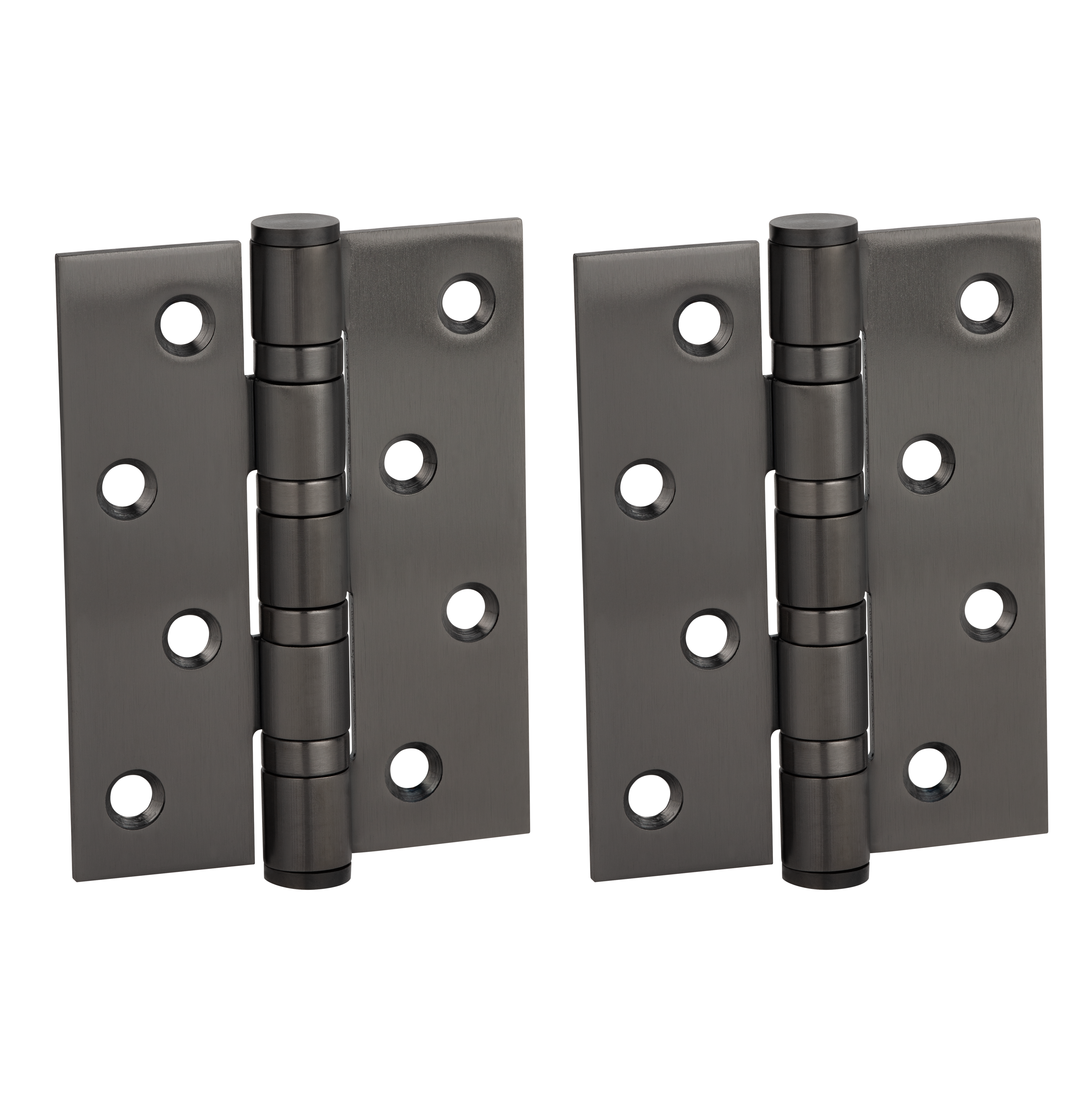 Ellis Butt Hinge Pair BrushedGunmetal