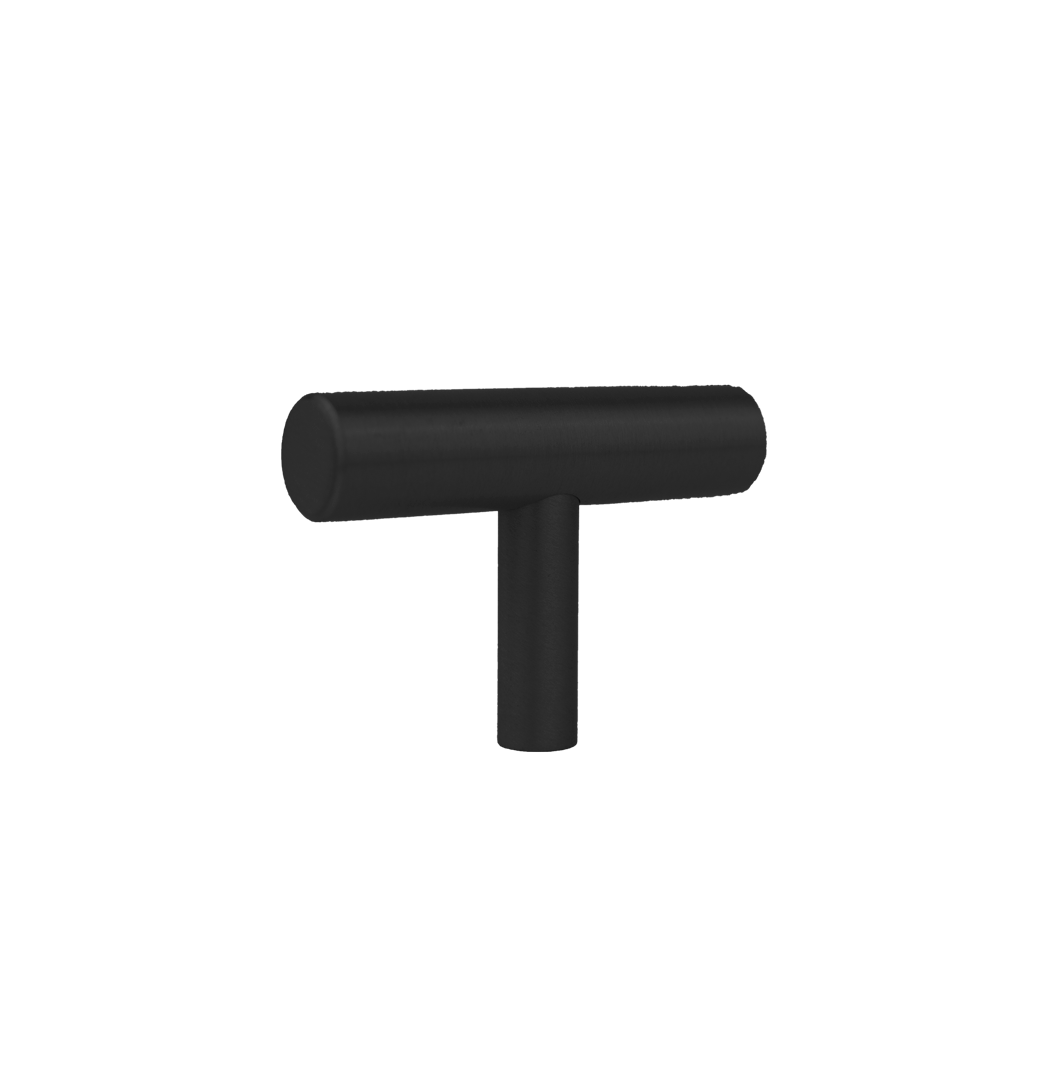 Tezra Cabinetry T Pull 50mm - Matte Black 