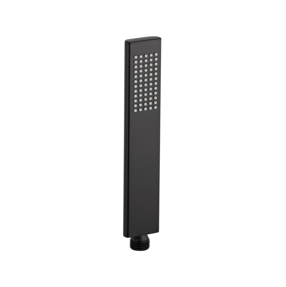 Rounded Rectangle Hand Shower - Matte Black - Feature