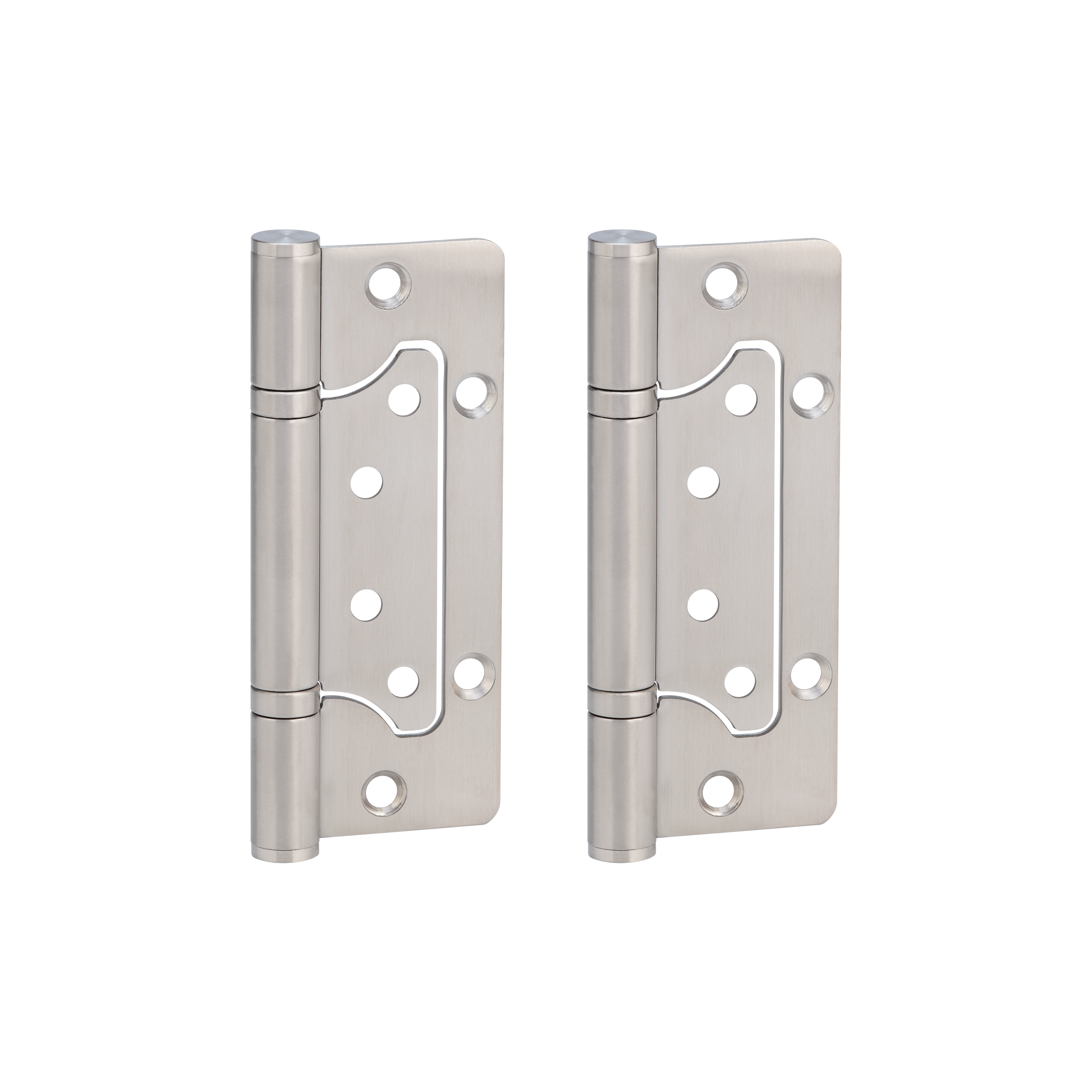 Ellis flush door hinge Pair StainlessSteel
