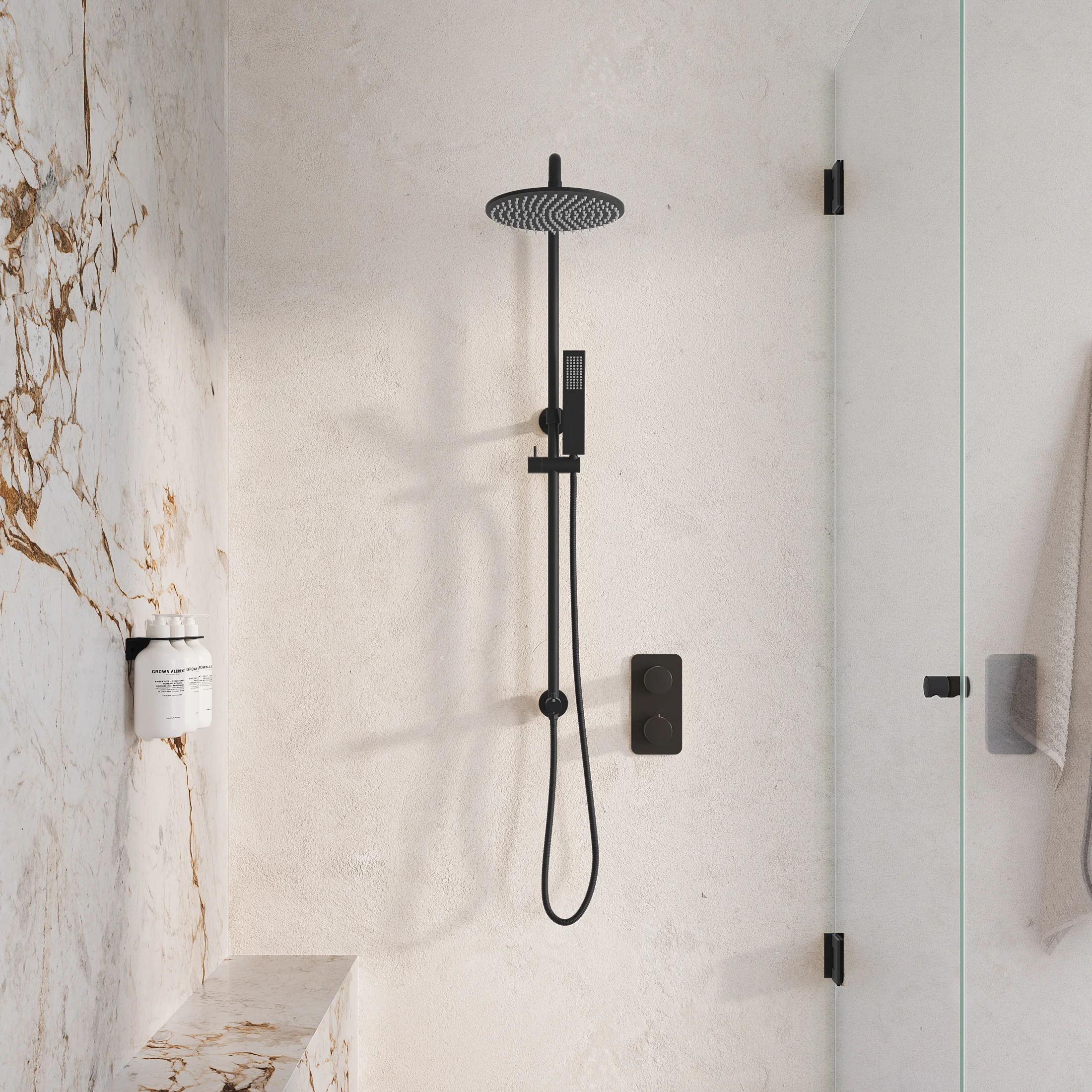 Milani Thermostatic Shower Mixers Insetting HiRes View01 MB