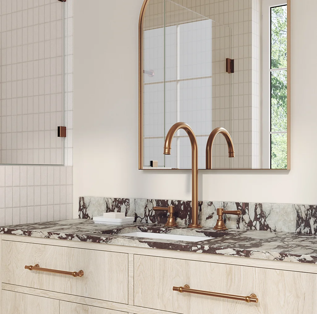Kingsley Copper Vanity Kingsley%20Adjustable%20Cabinetry%20Pull-250mm BC