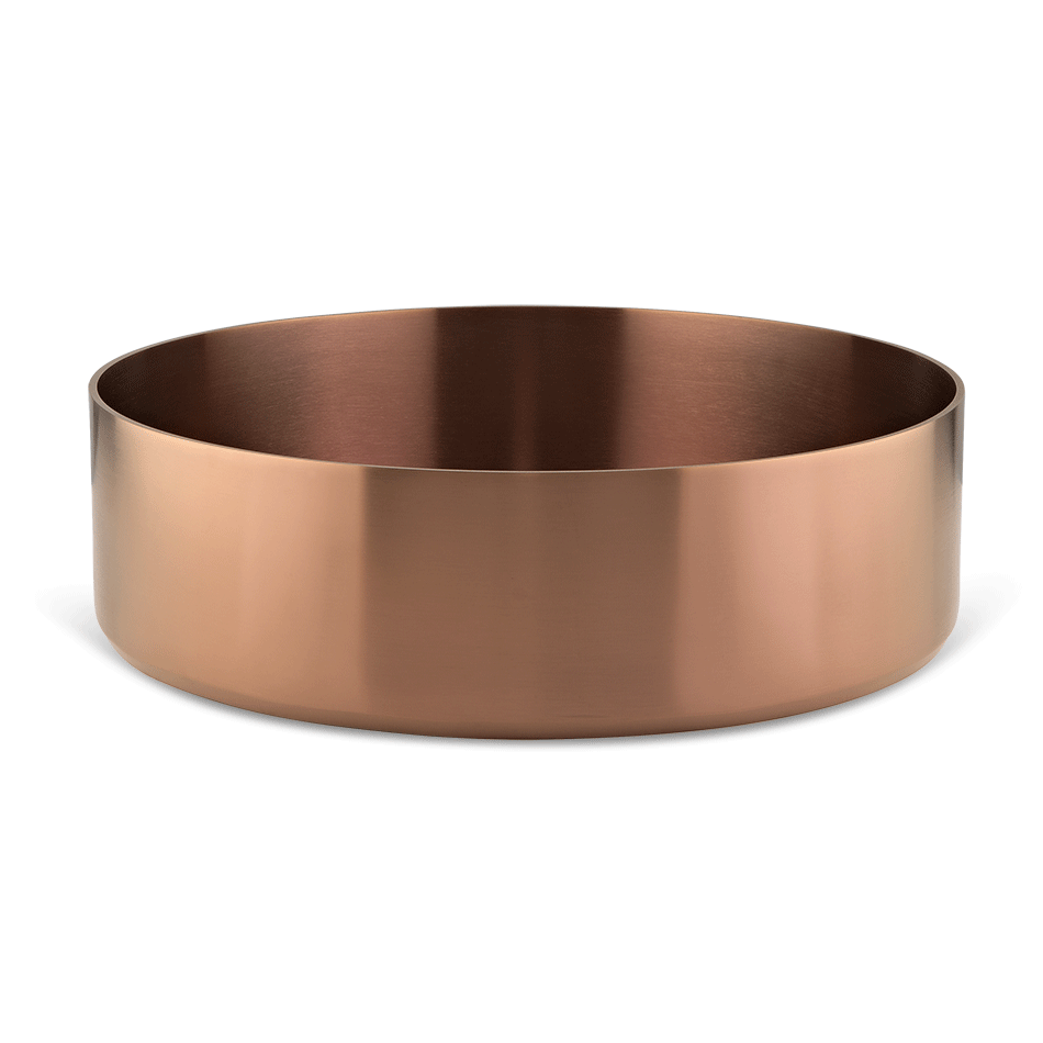 Harlow Round Basin Sink - Brushed Copper - Feature