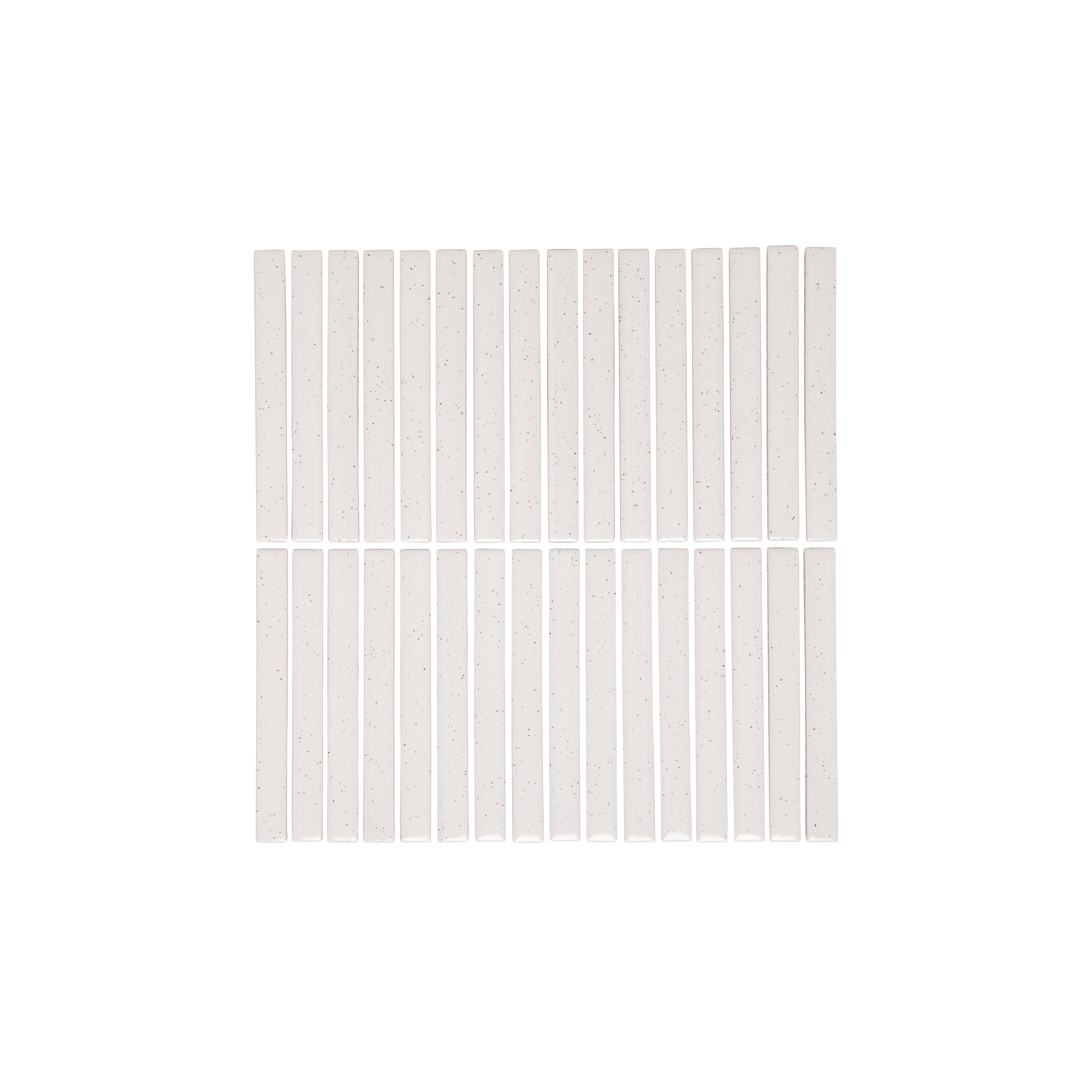 Imari Speckle Finger Tile Gloss White