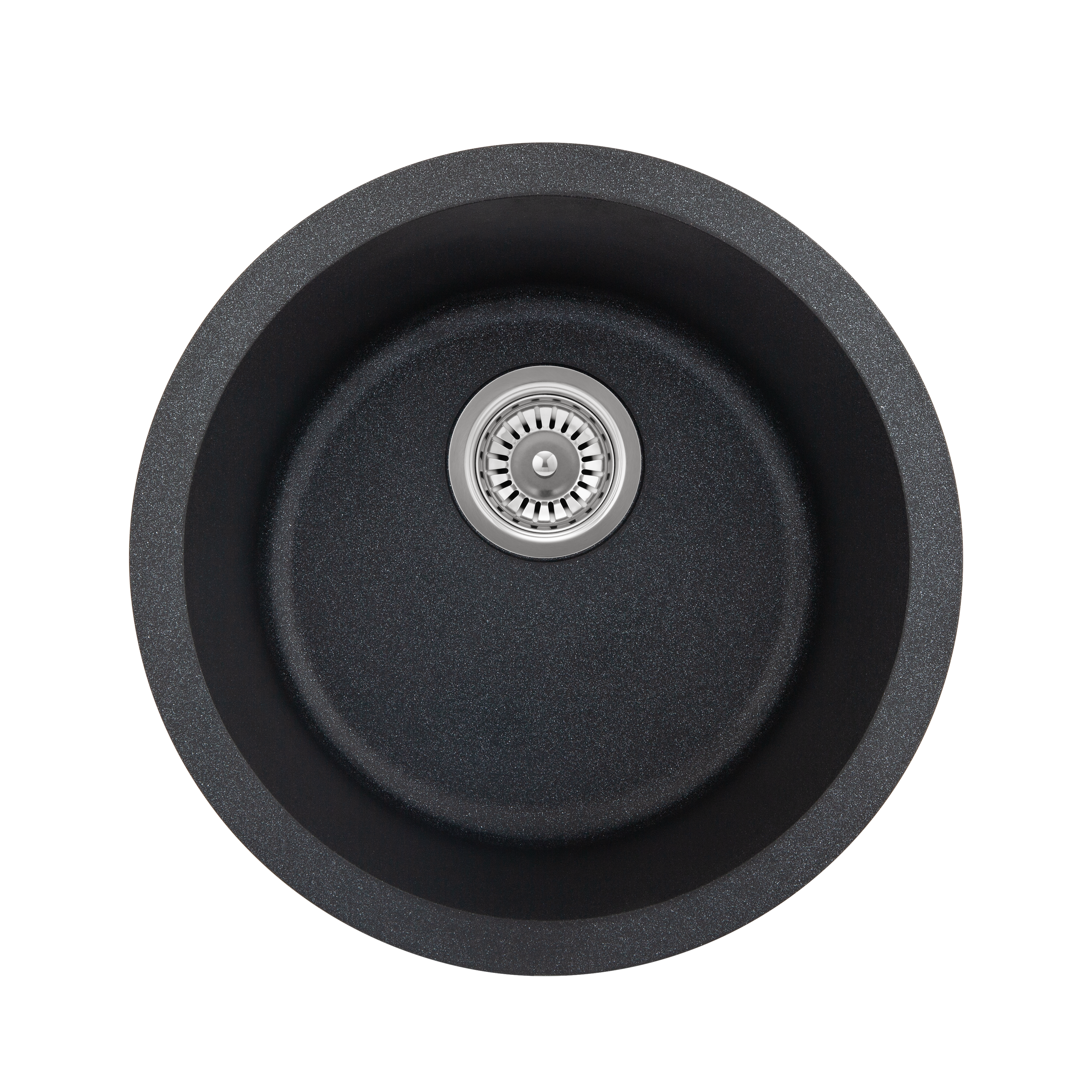 Vera Round Black Granite Sink