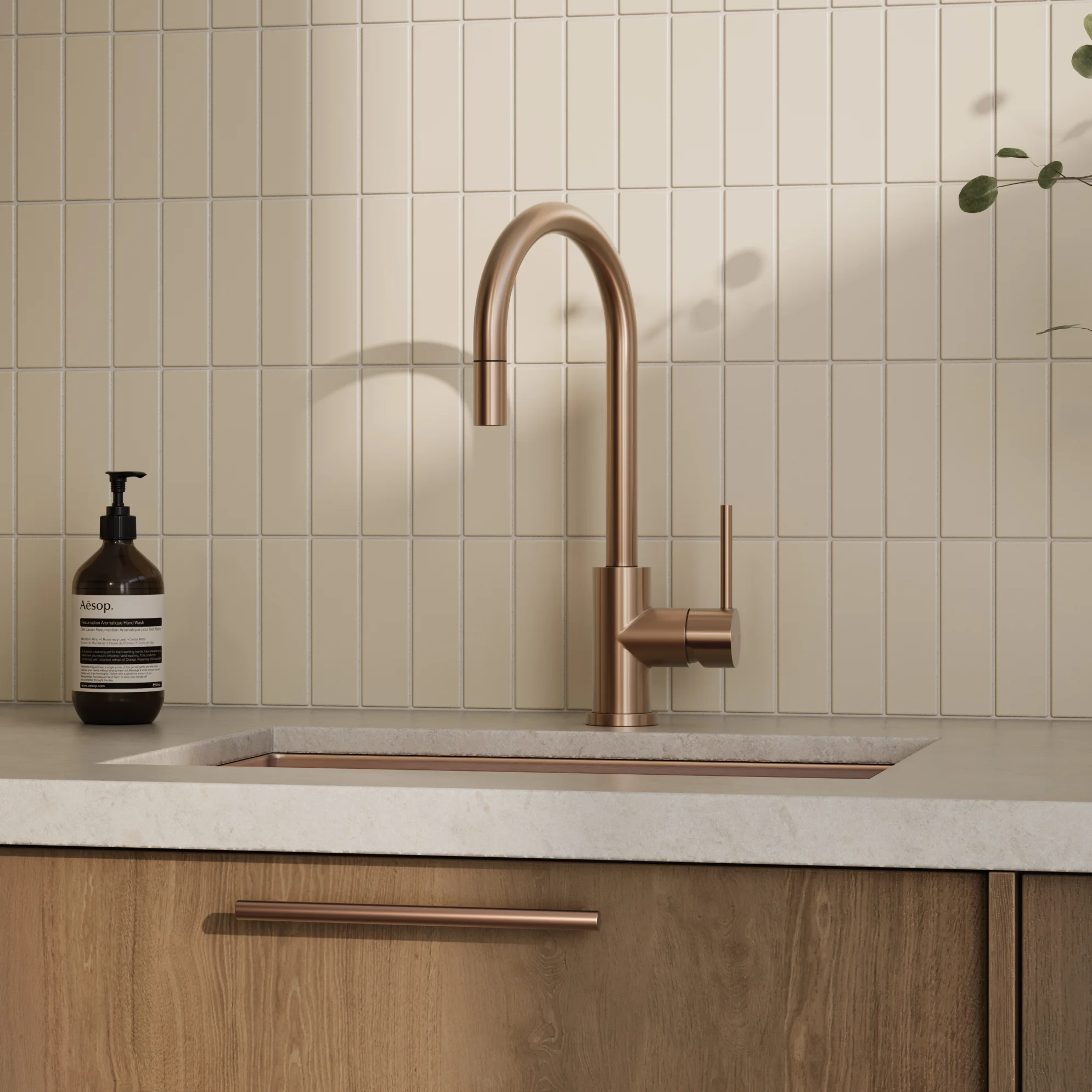 Cabinetry Pulls V2 Tezra Pull 220mm BC