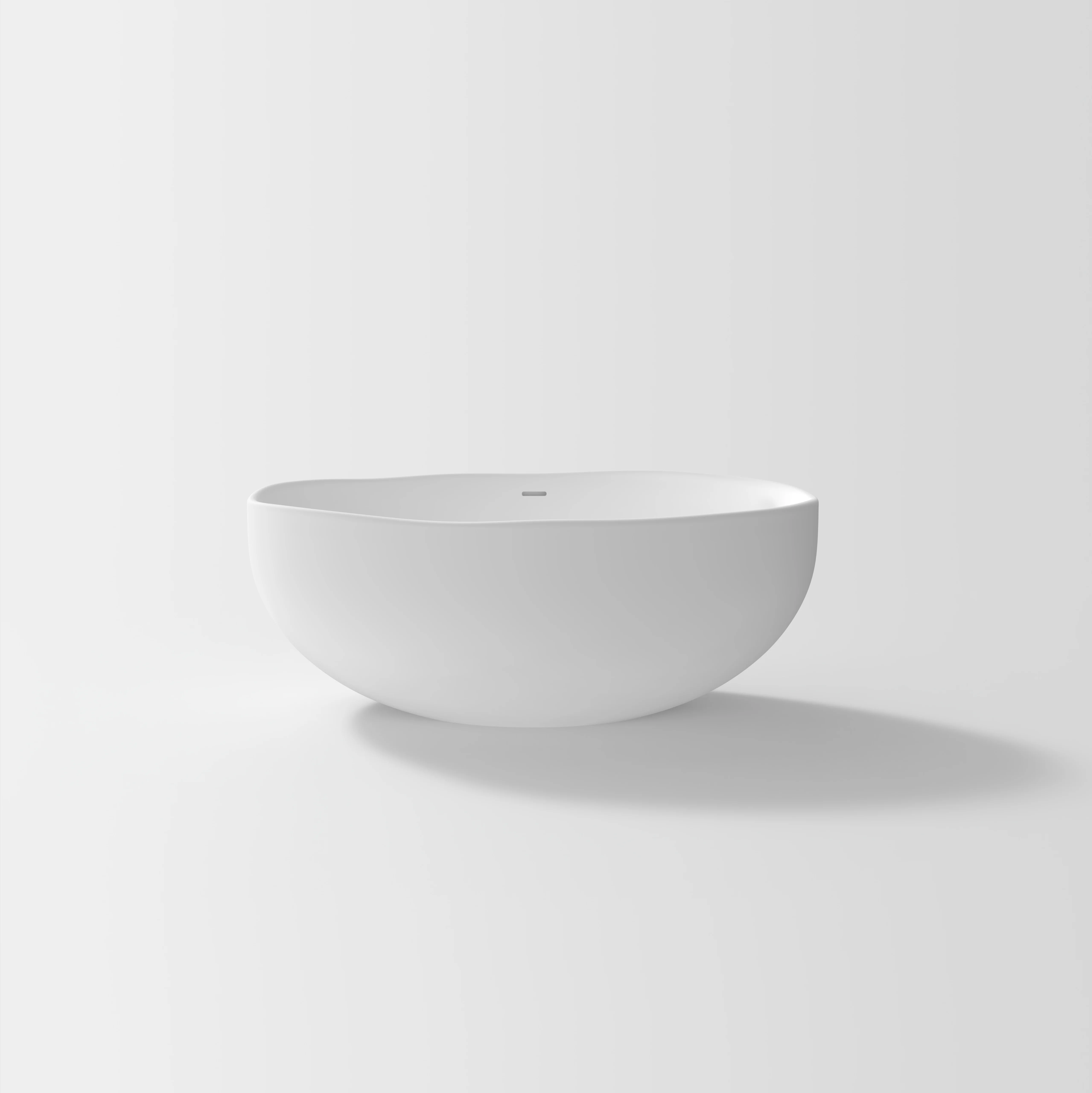 Melia Concrete Bath 1500mm -White 1