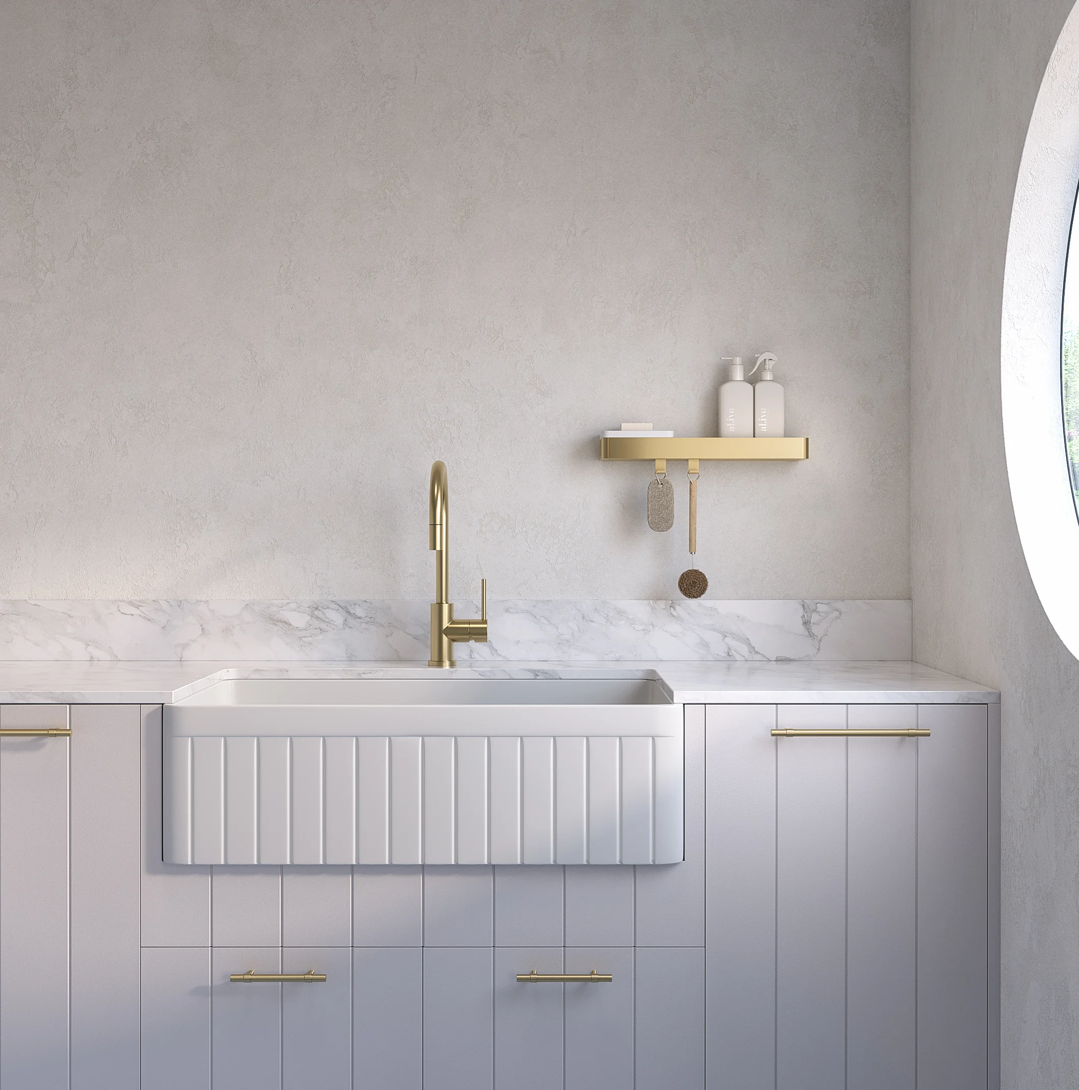 Hartley White LargeSingleFluted