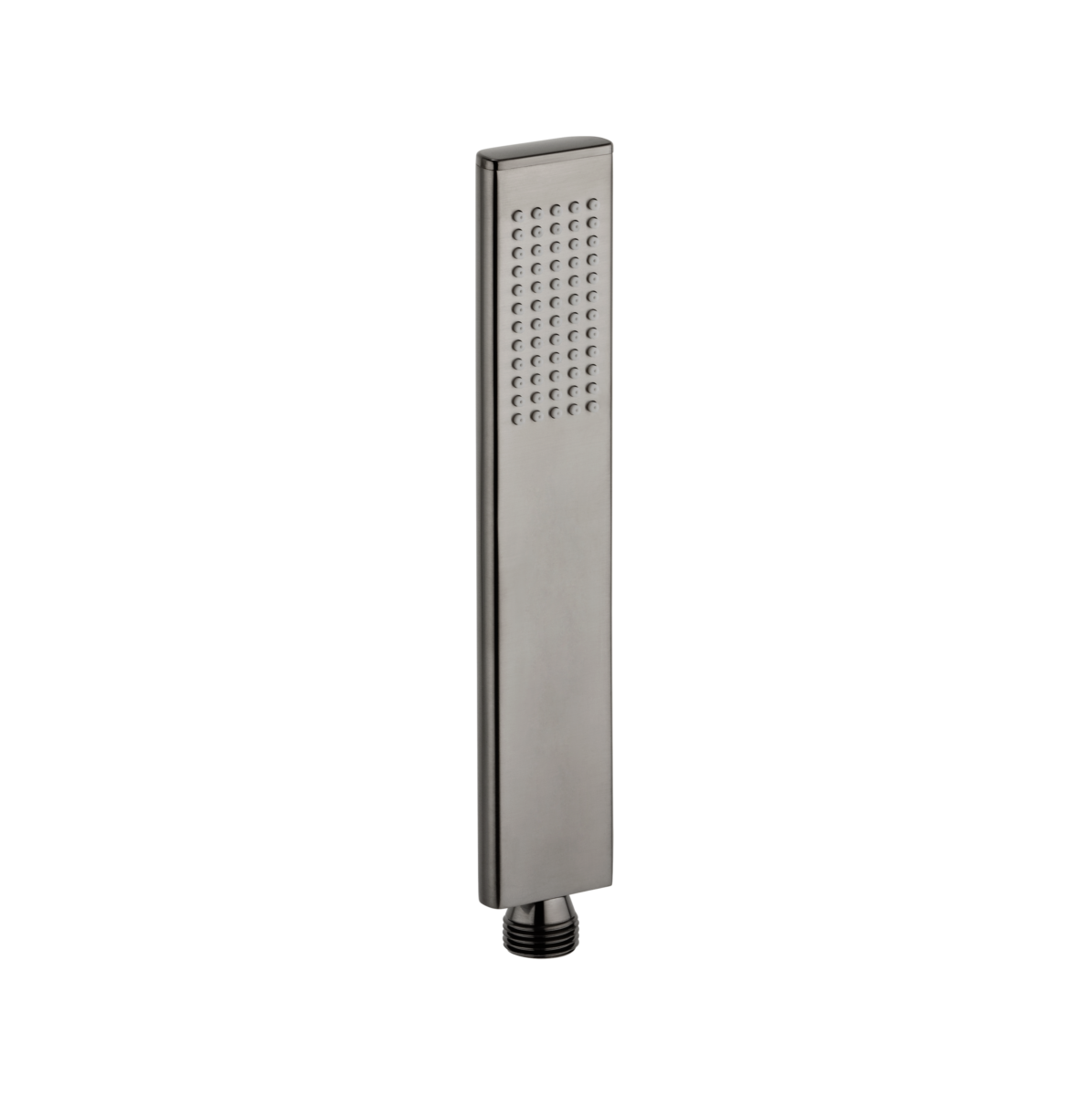 Rounded Rectangle Hand Shower - Brushed Gunmetal - Feature