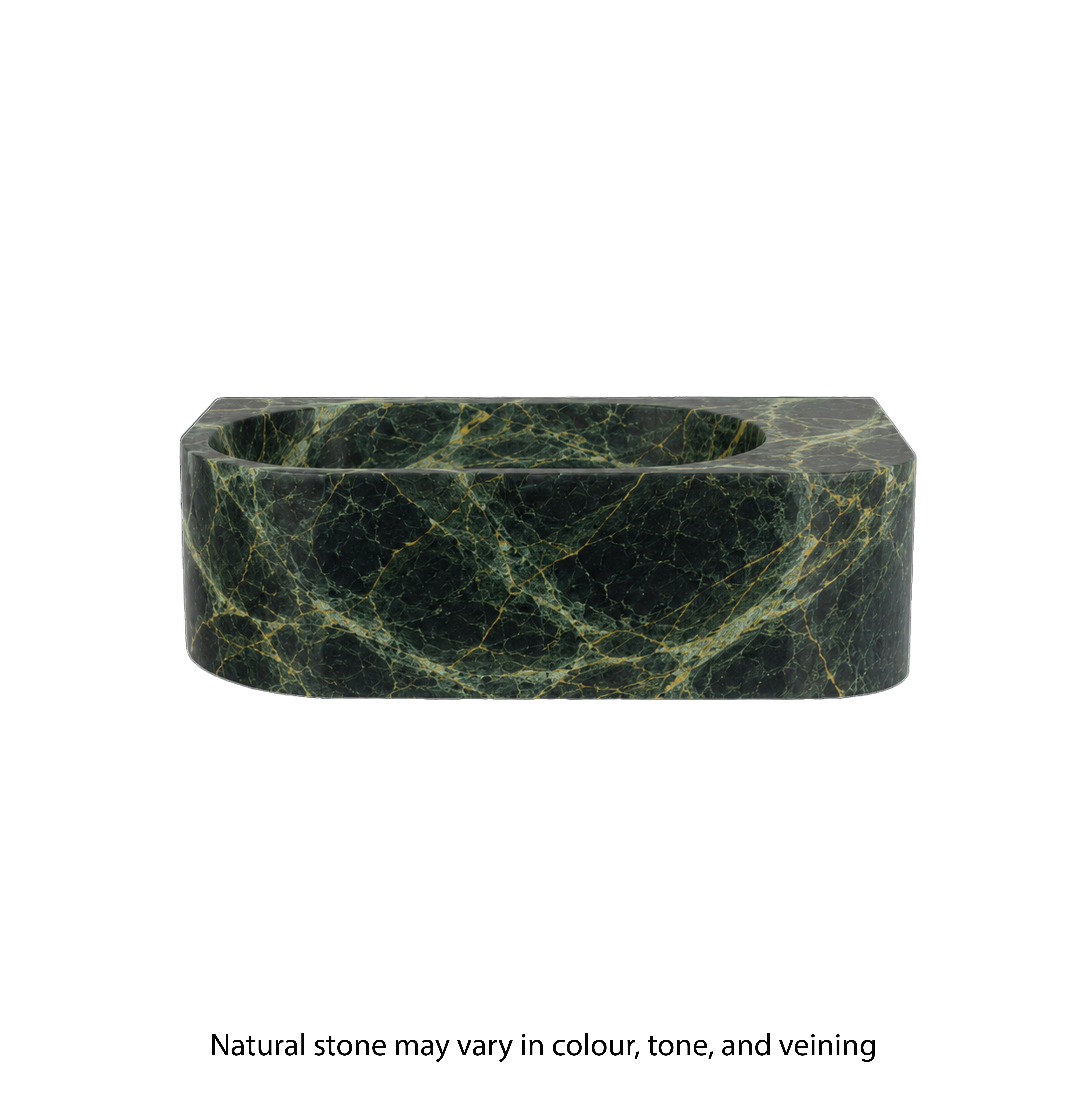 Pedra Wall Mounted Basin 400mm Verde Alpi