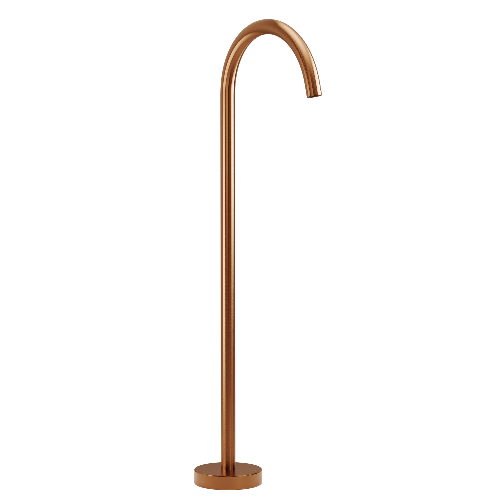 Floor Mounted Bath Filler Copper