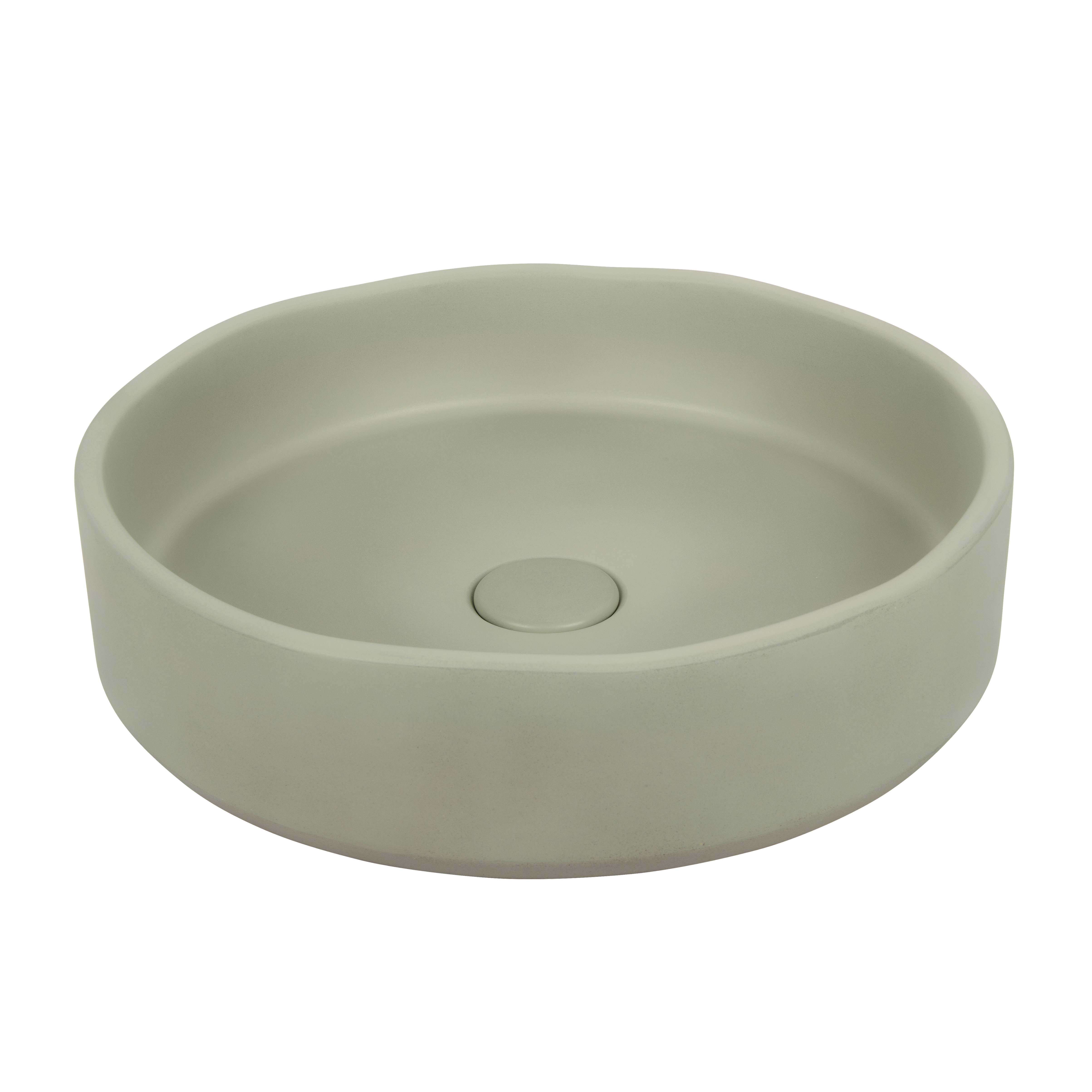 Melia Concrete Basin Sage Green ConcreteWaste-1