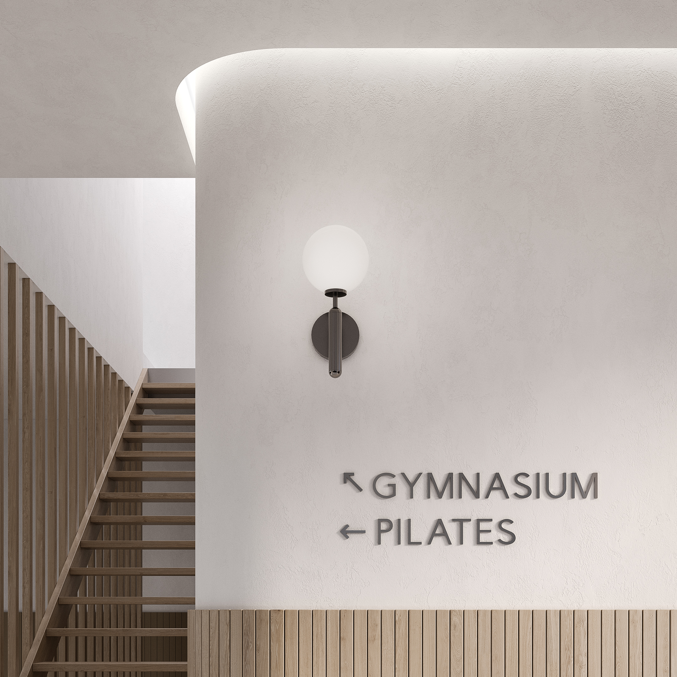 Signage Letters Hallway 2 GM