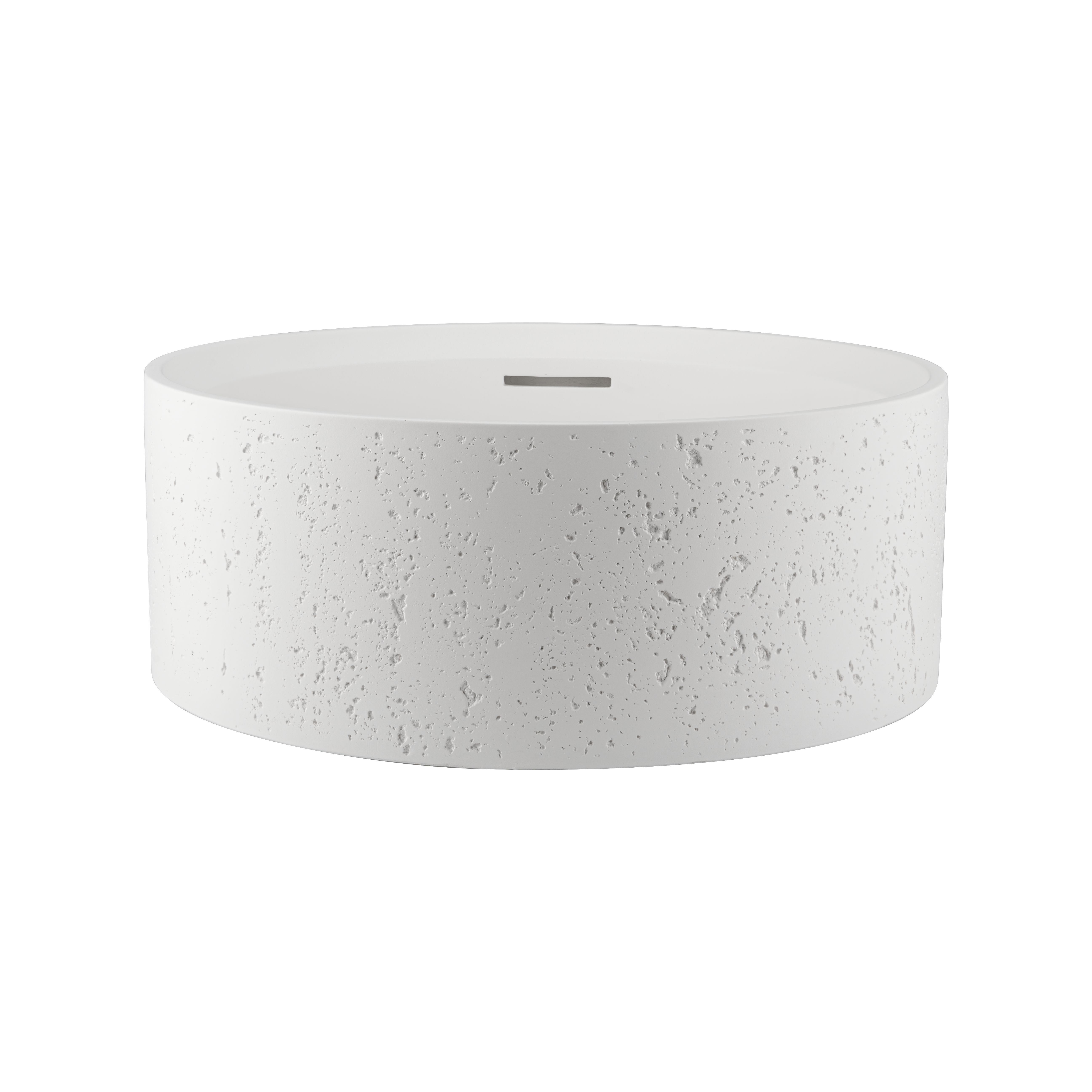 19025-Atelis-Concrete-Basin Front Matte-White-Overflow-