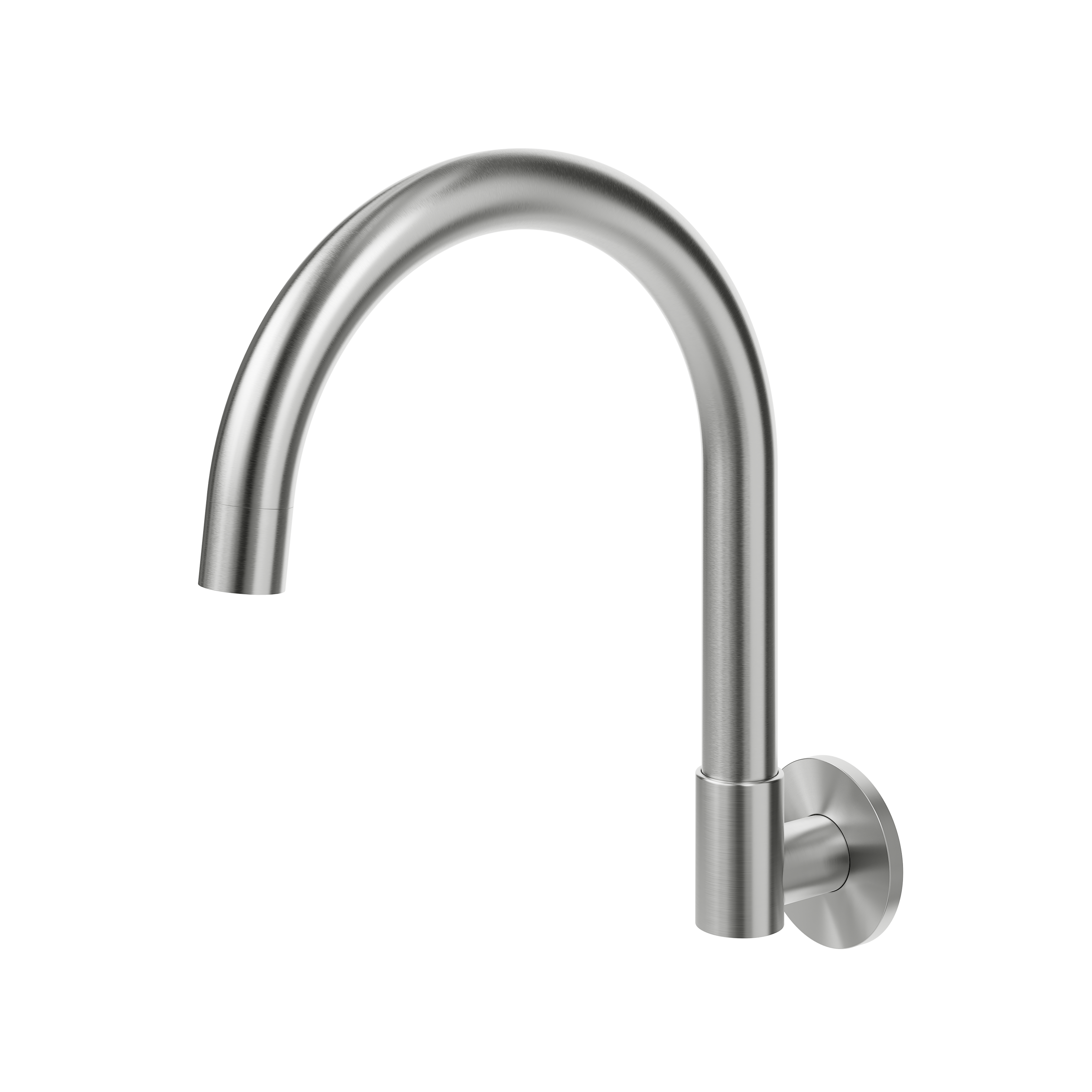 GooseneckSwivel WallMountedSpout Stock BN 01