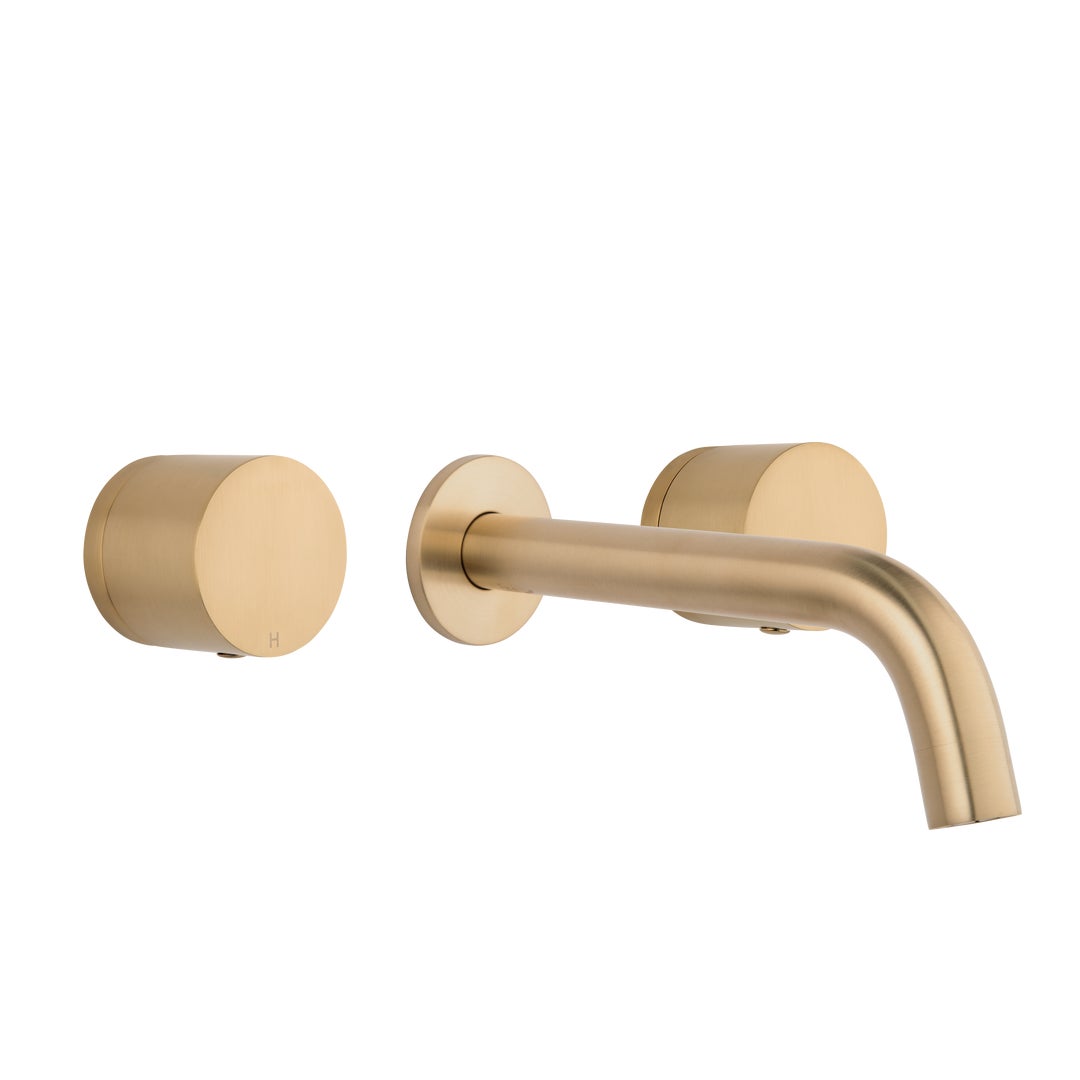 Milani Assembly Taps & Spout Set – Brushed Brass