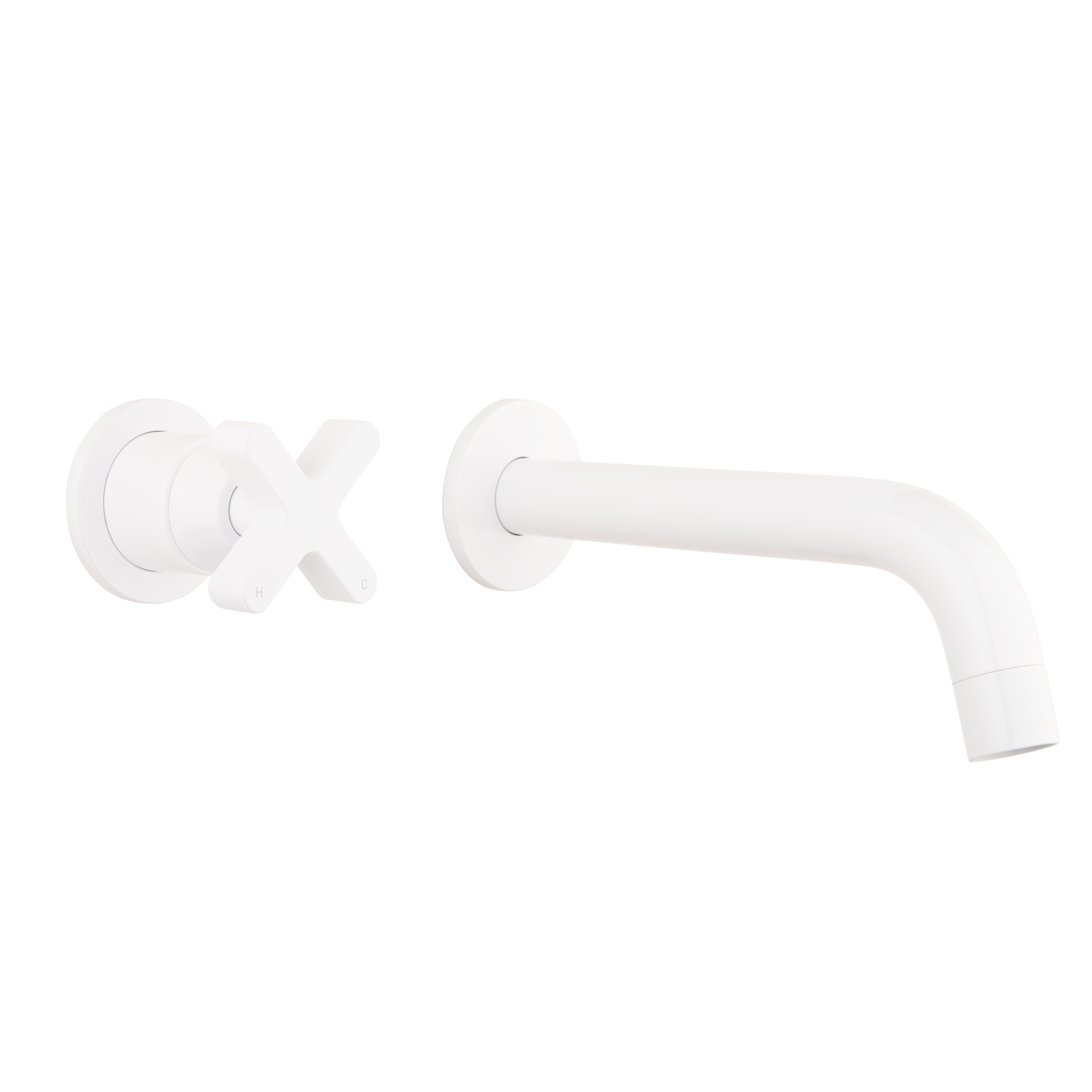 Cross Progressive Mixer Spout Set WH