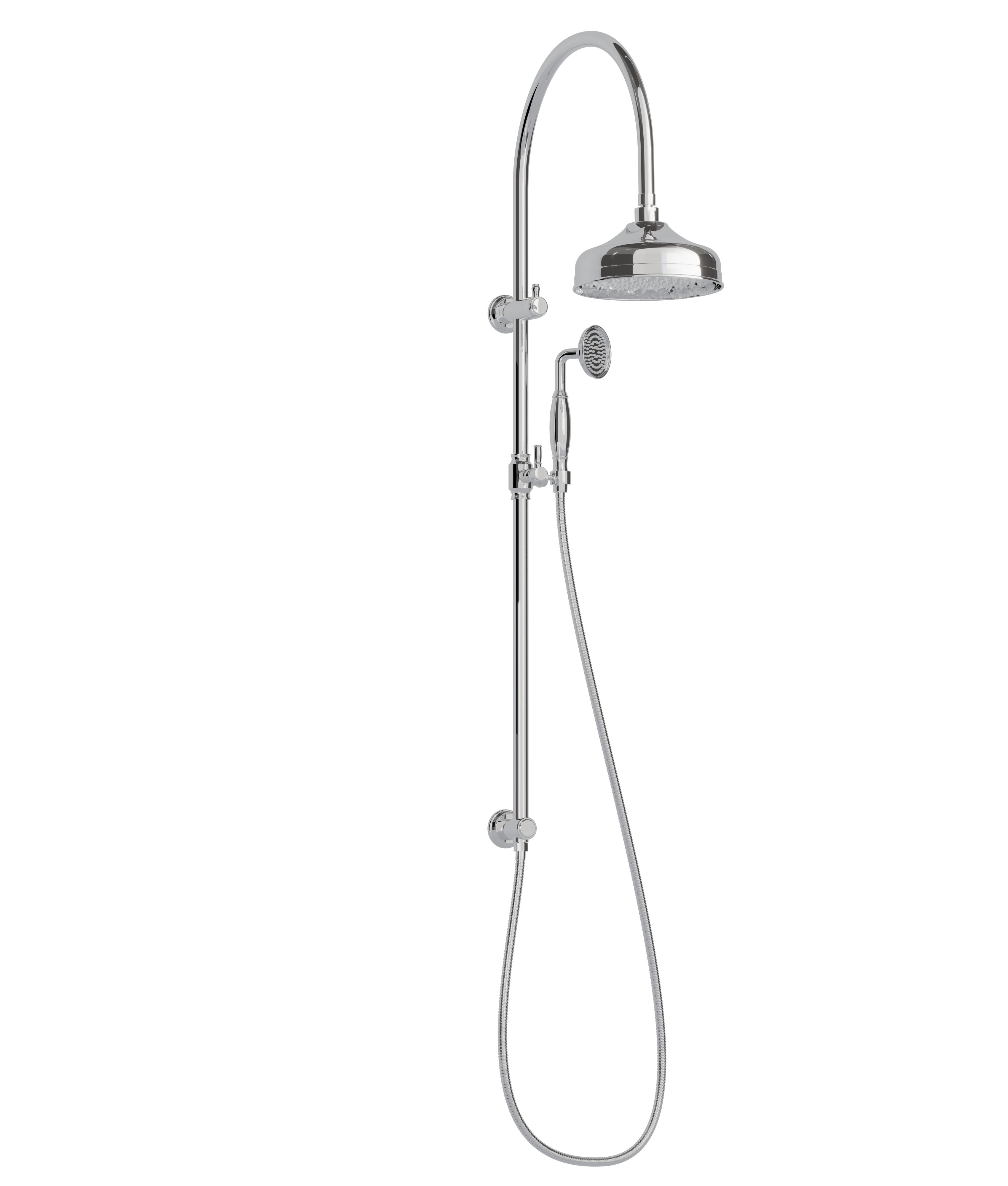 KingsleyShowerRailSet Chrome V3