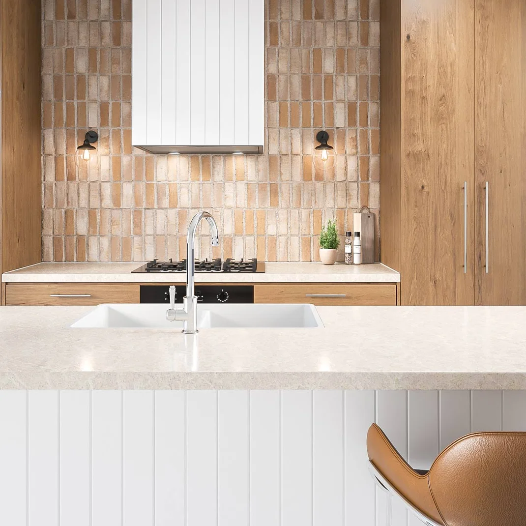 KinglsyProvincial ModernFarmhouseKitchen Chrome web