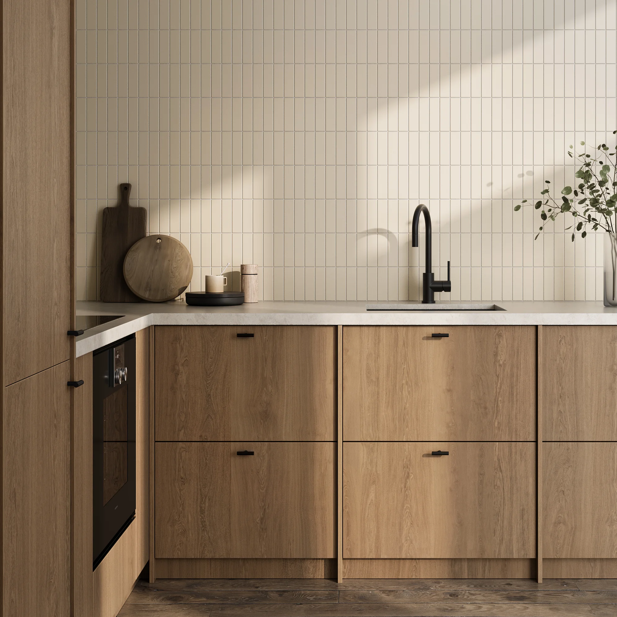 Cabinetry Pulls V1 Tezra Textured T Pull MB