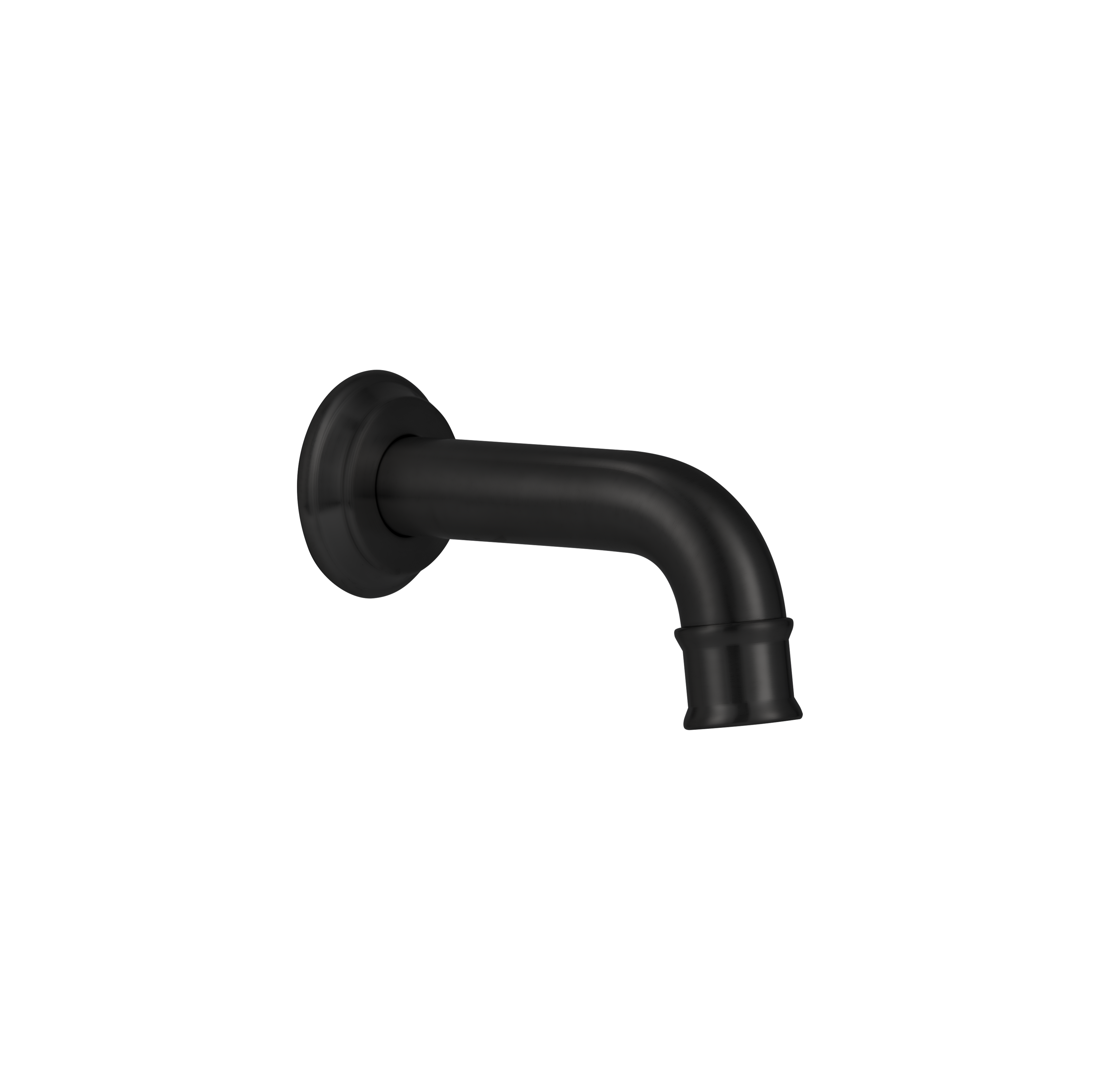 20162-Kingsley-Mini-Wall-Mounted-Spout Side Matte-Black
