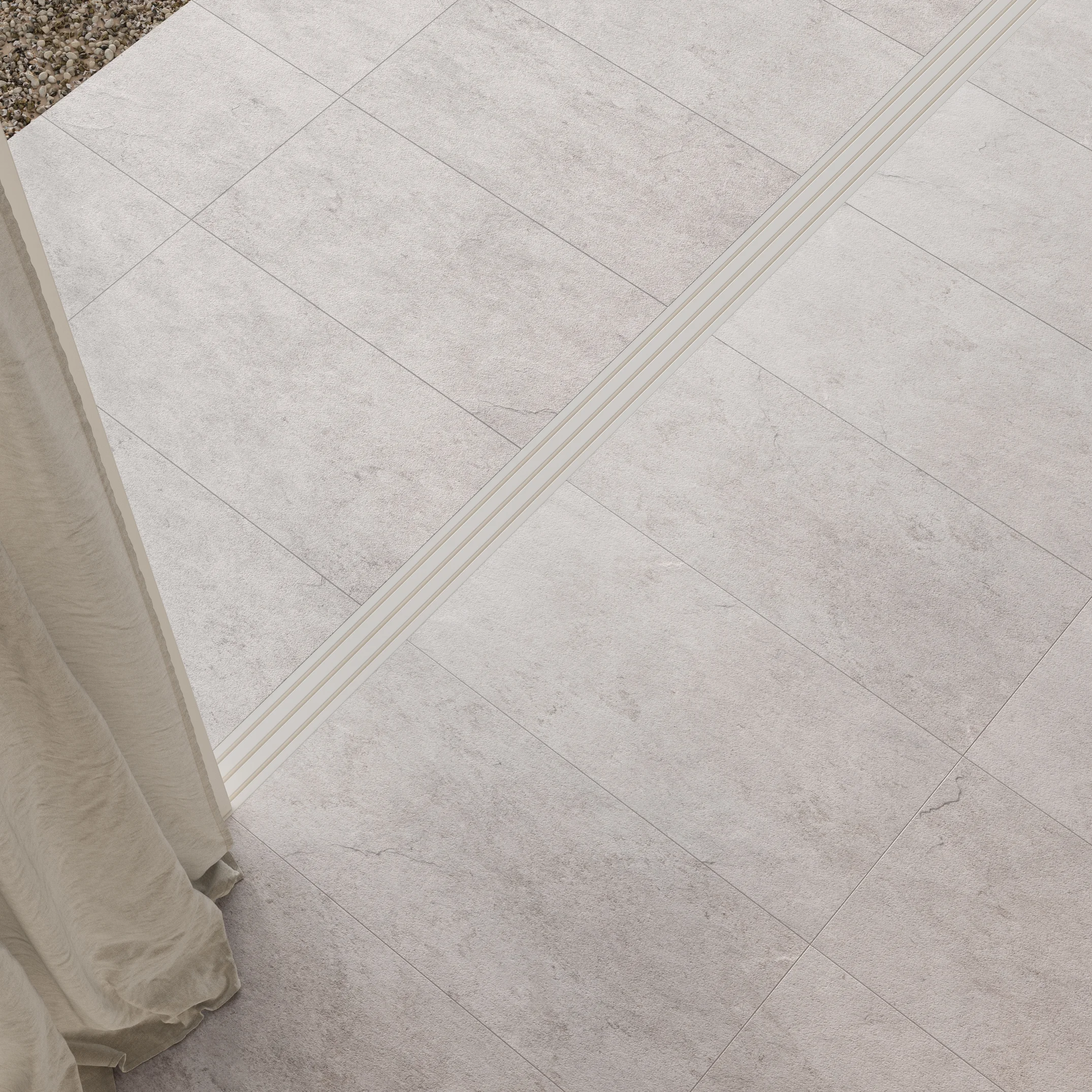 NZ Tiles LUCCA Light Grey-1200x600 View2