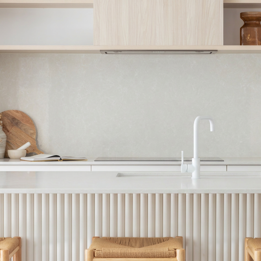 Eden Square Kitchen Mixer - White 2