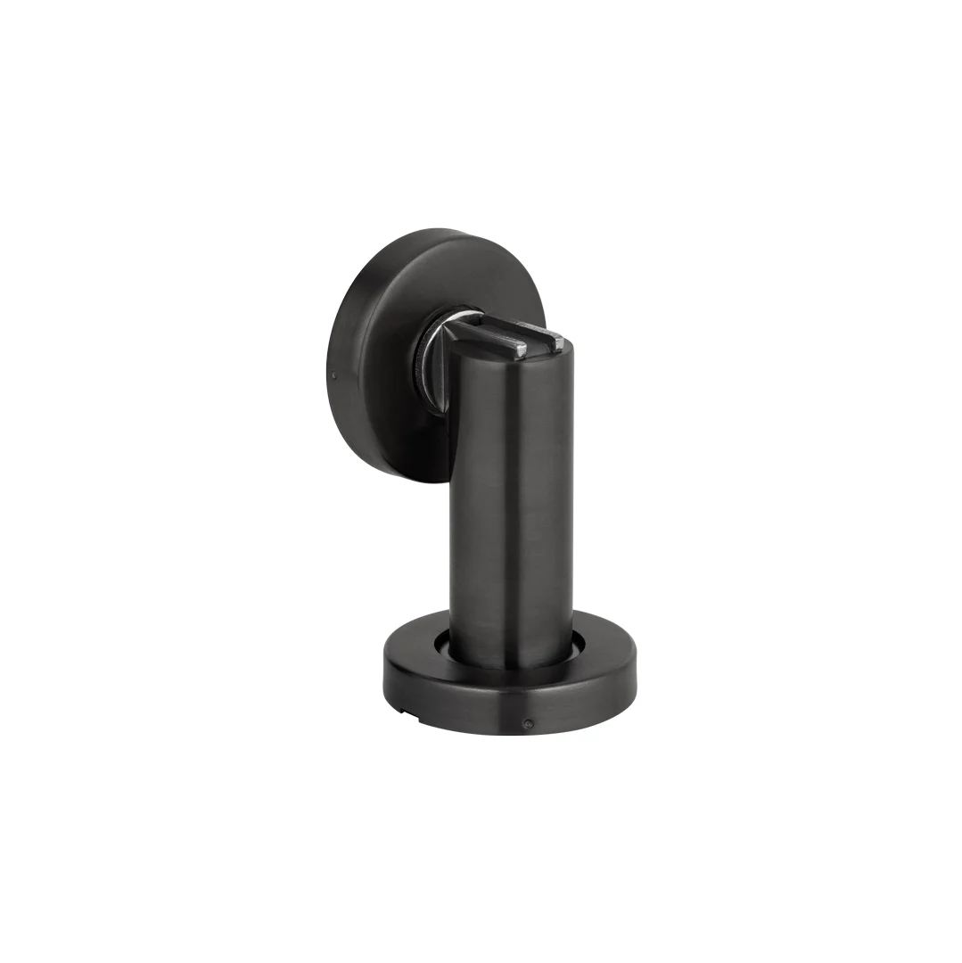 Kolton Door Stop - Brushed Gunmetal - Feature