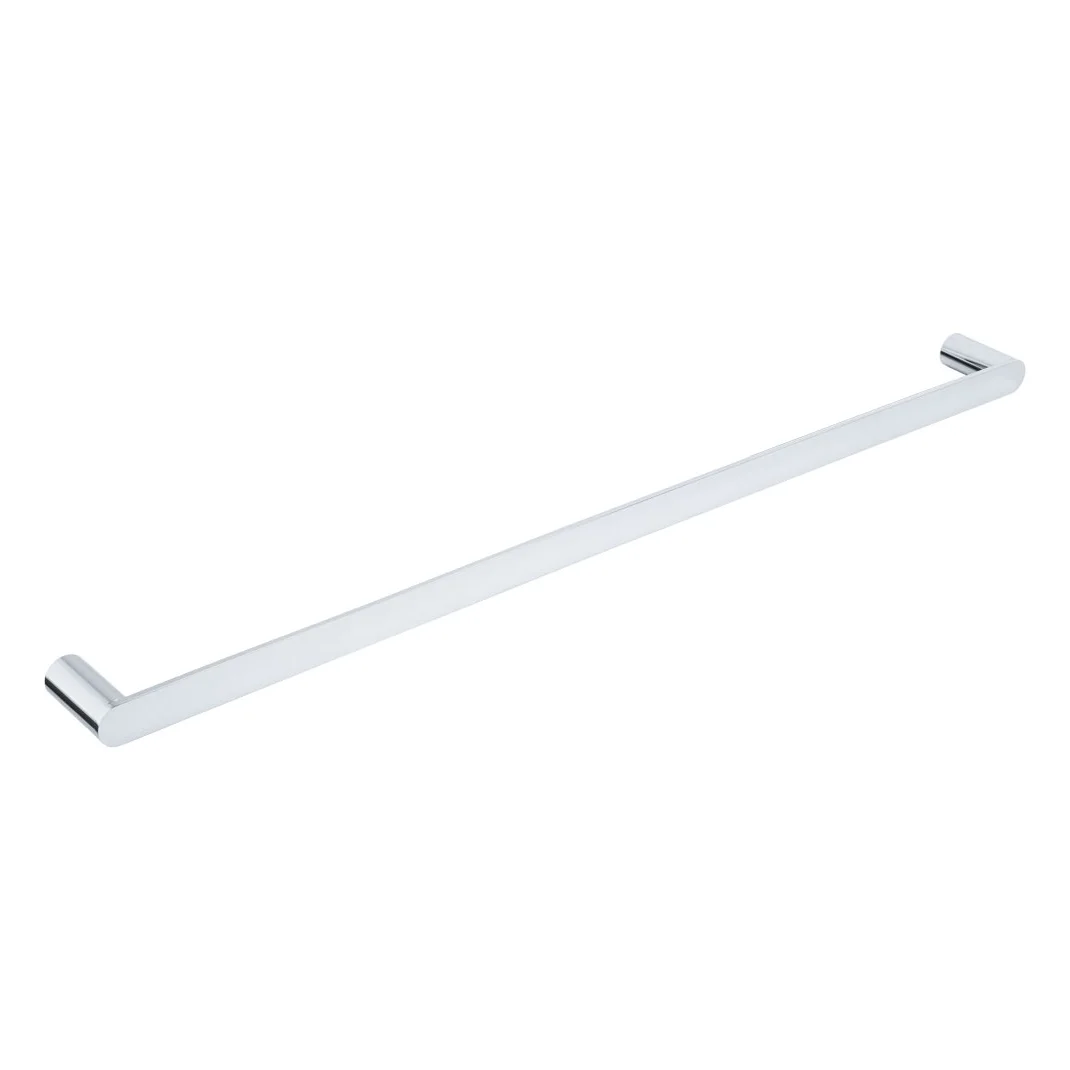 Milani Single Towel Rail 800mm - Chrome - Feature