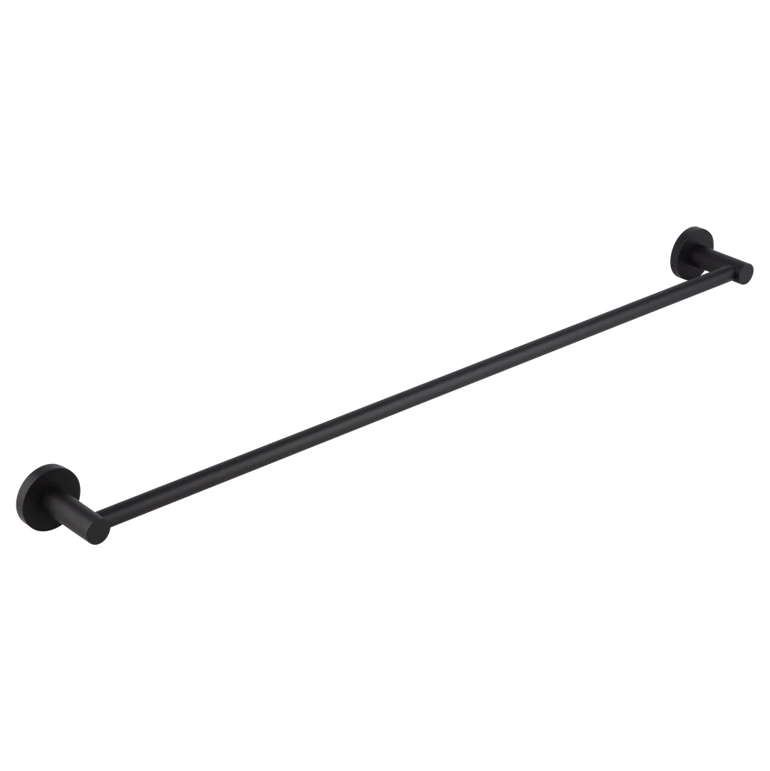 Elysian Single Towel Rail 800mm - Matte Black - Feature