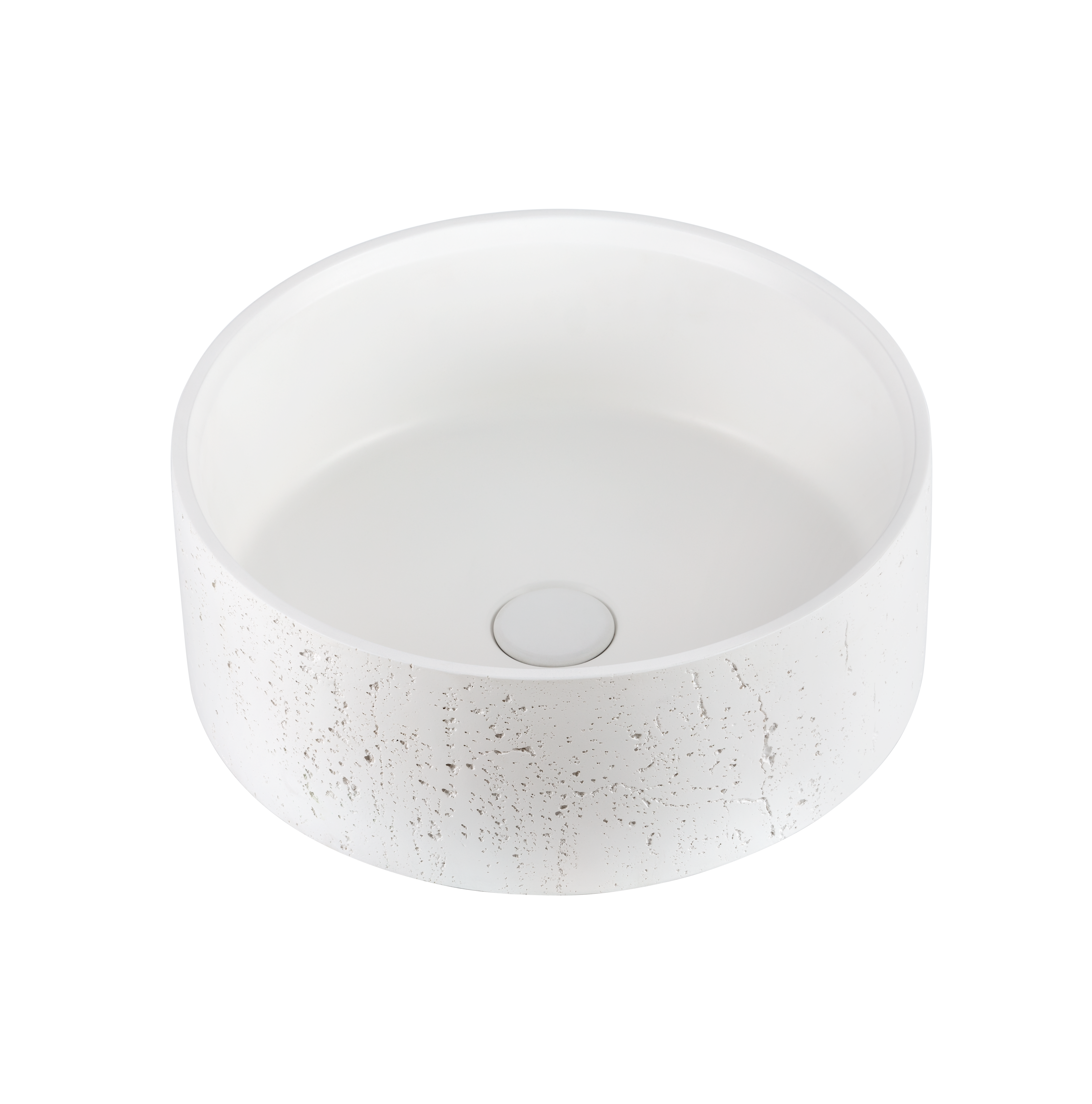 Atelis Concrete Basin White Concretewaste